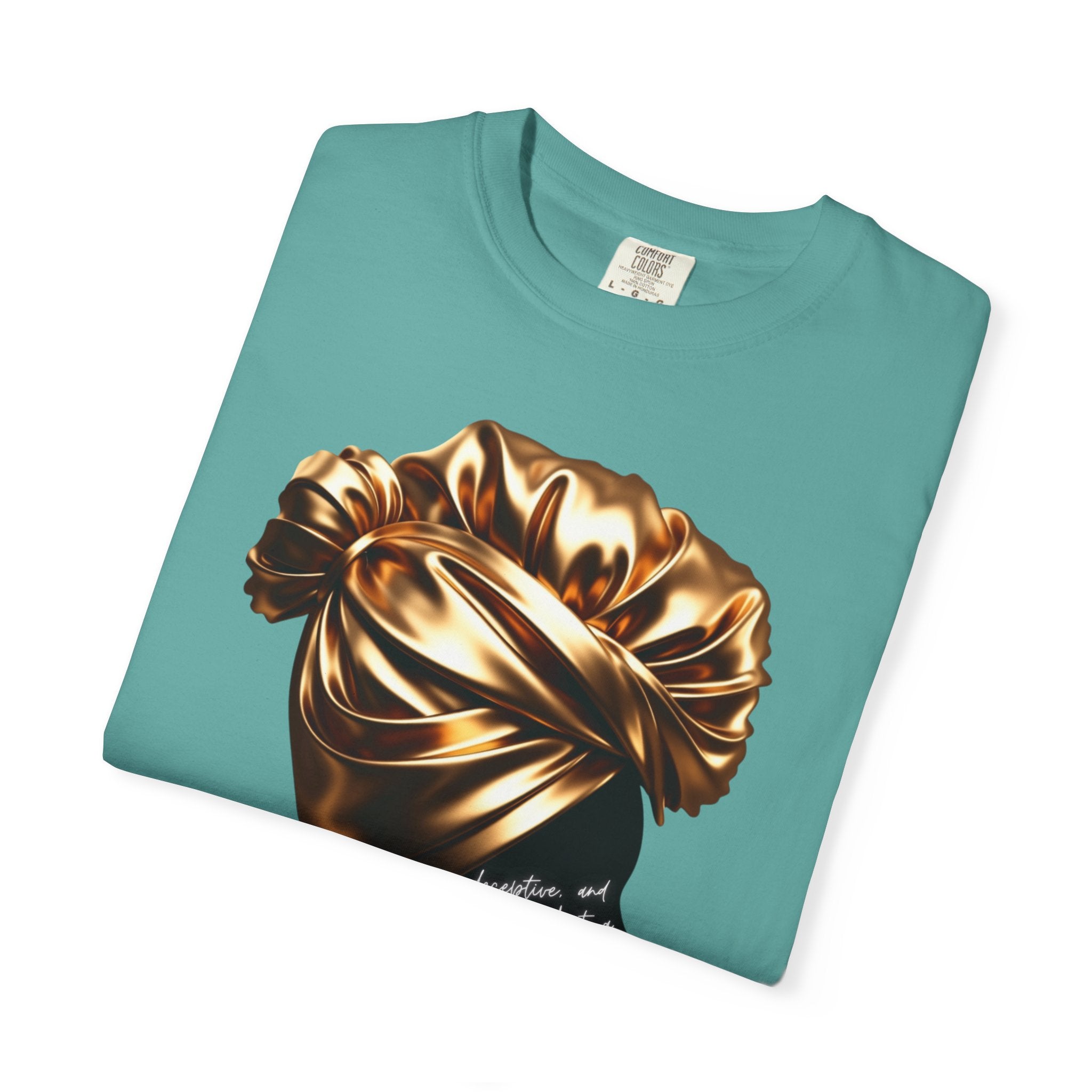 Proverbs 31:30 Gold Headwrap- T-Shirt