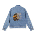 Matthew 6:9-10 Lion Prayer —  Men's Denim Jacket