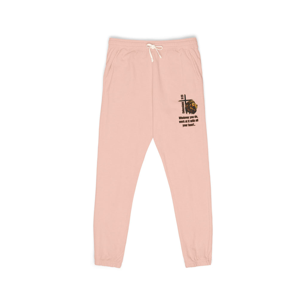 Colossians 3:23: Fleece Joggers