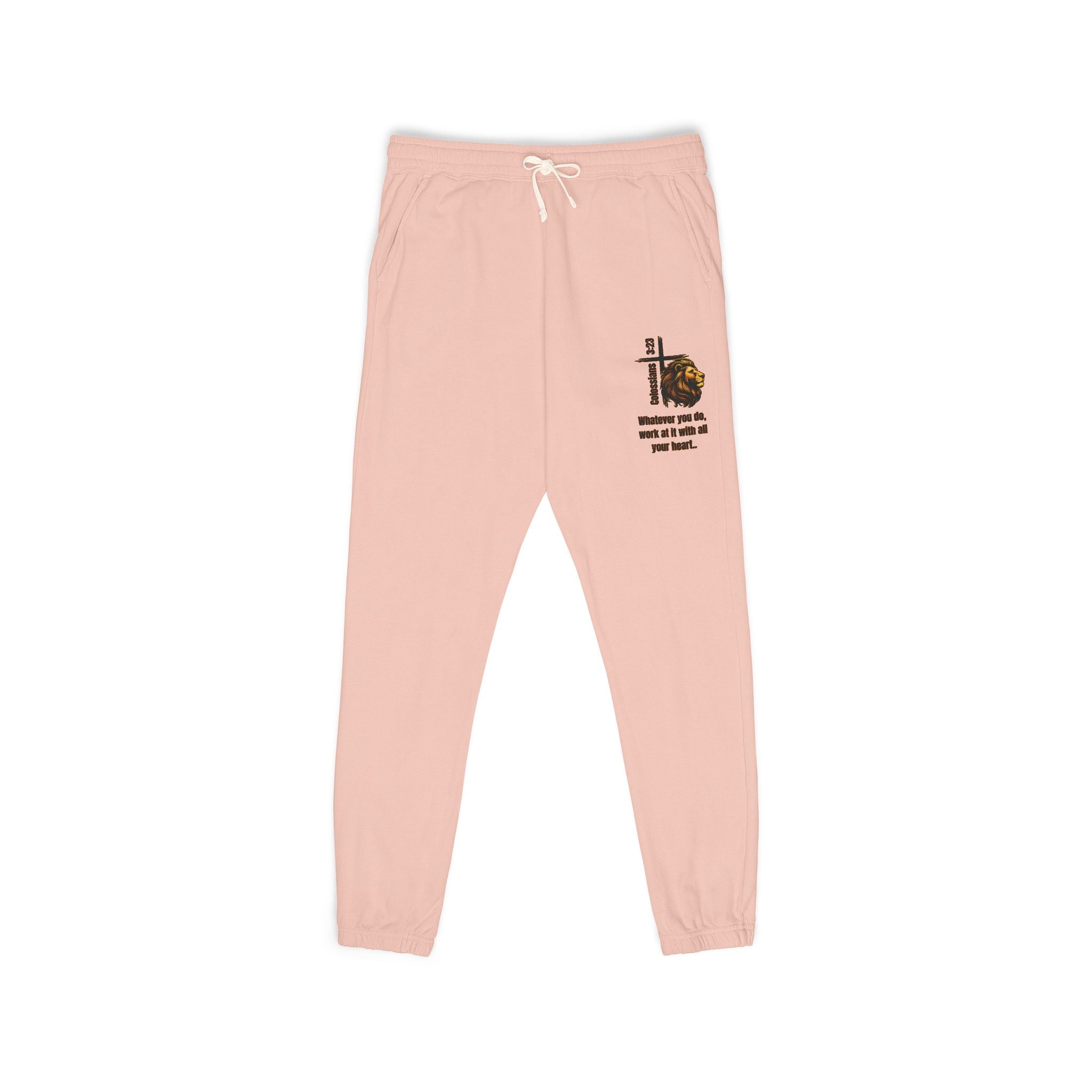 Colossians 3:23: Fleece Joggers