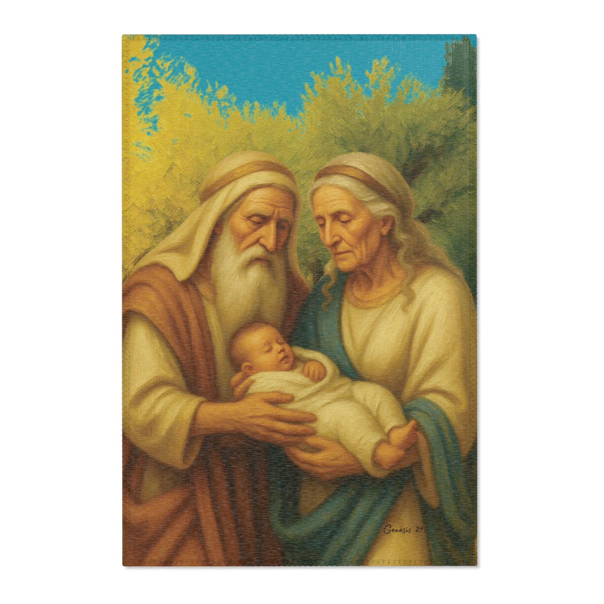 Abraham, Sarah, & Issac Area Rug
