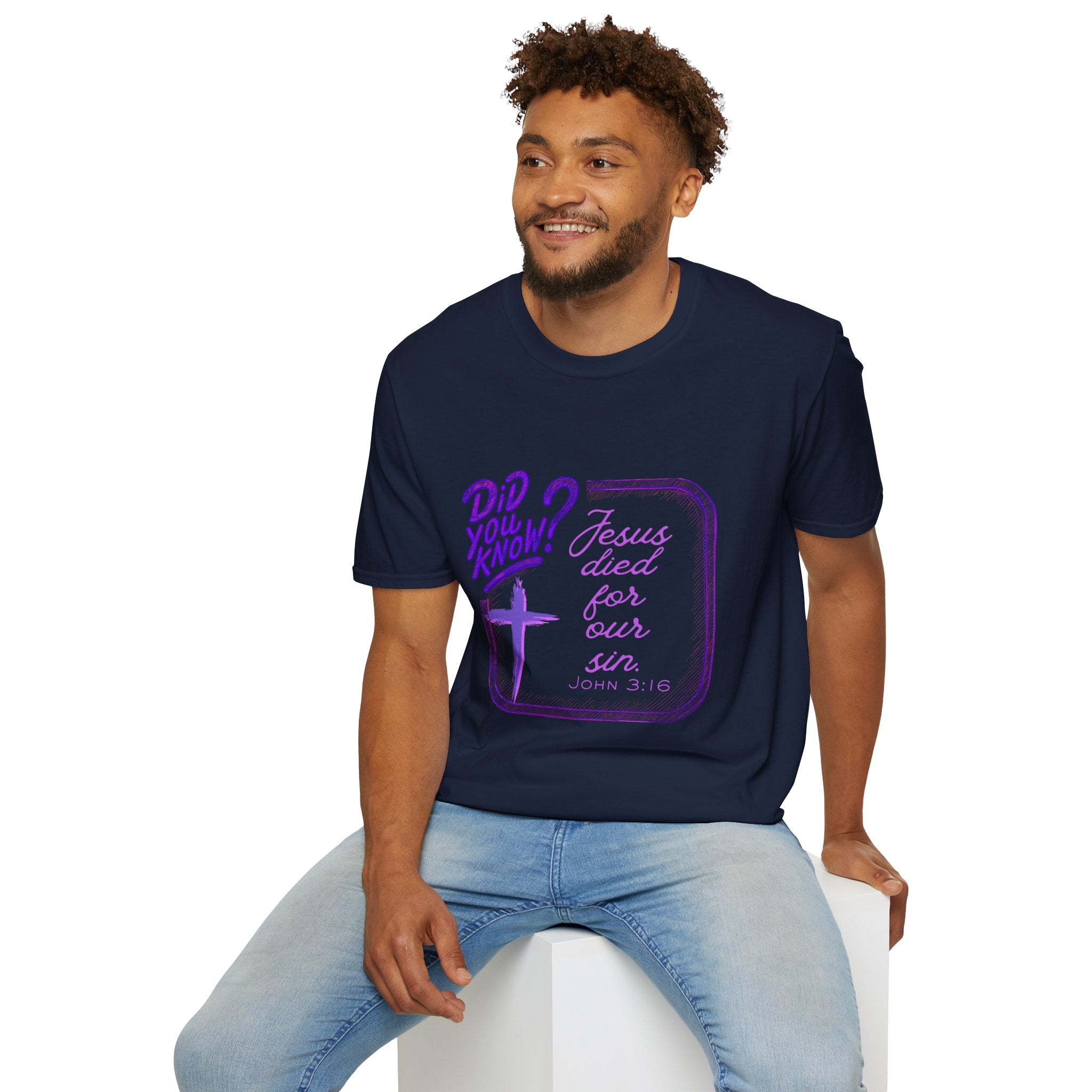 "Did You Know? Jesus Died For Our Sins" - T‑Shirt