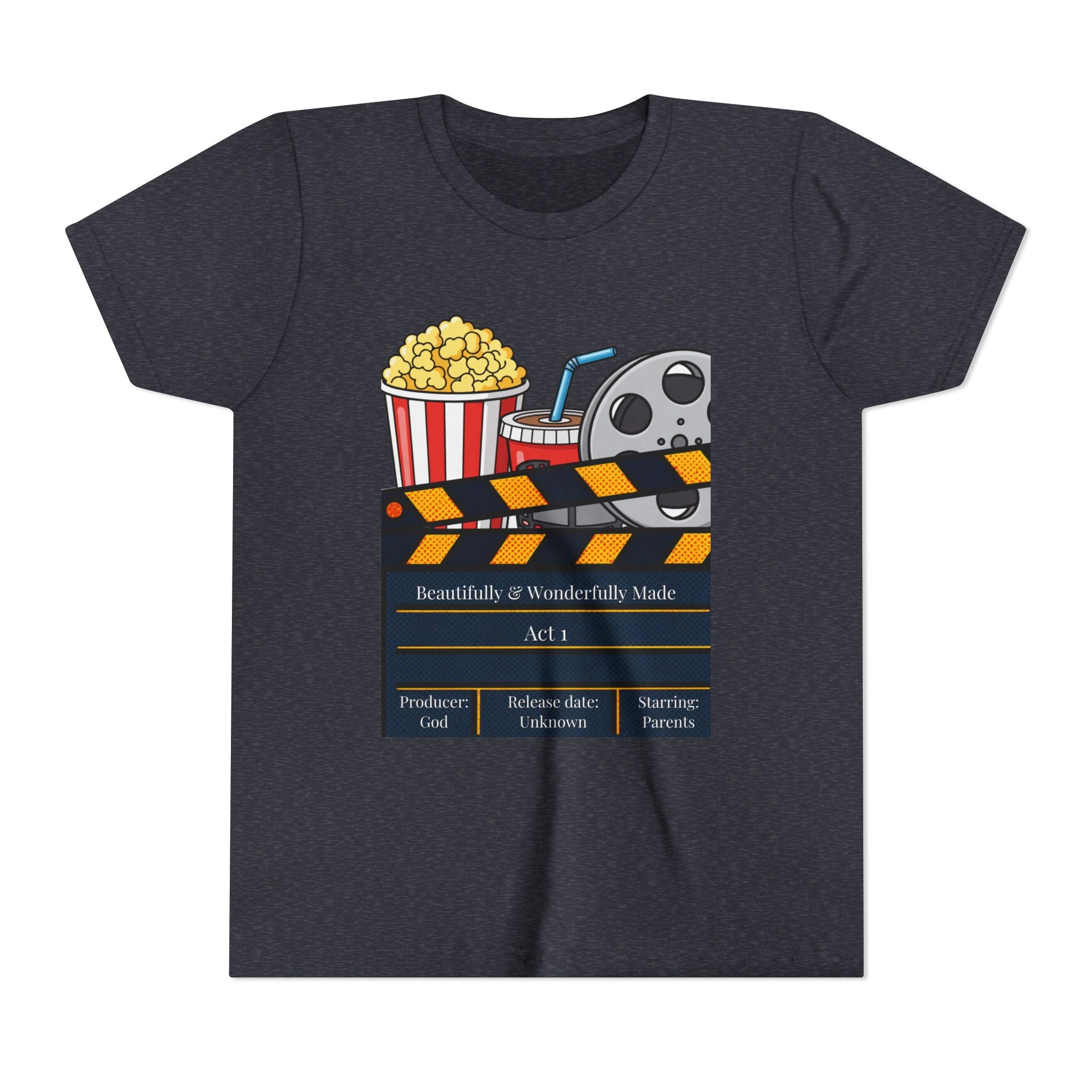 'Beautifully & Wonderfully Made'  — Kids Movie Night Tee