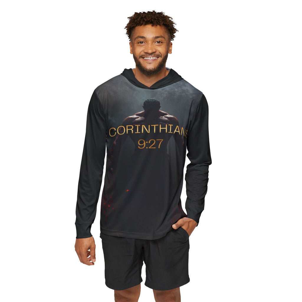 1 Corinthians 9:27 —Warmup Pullover Sports Hoodie