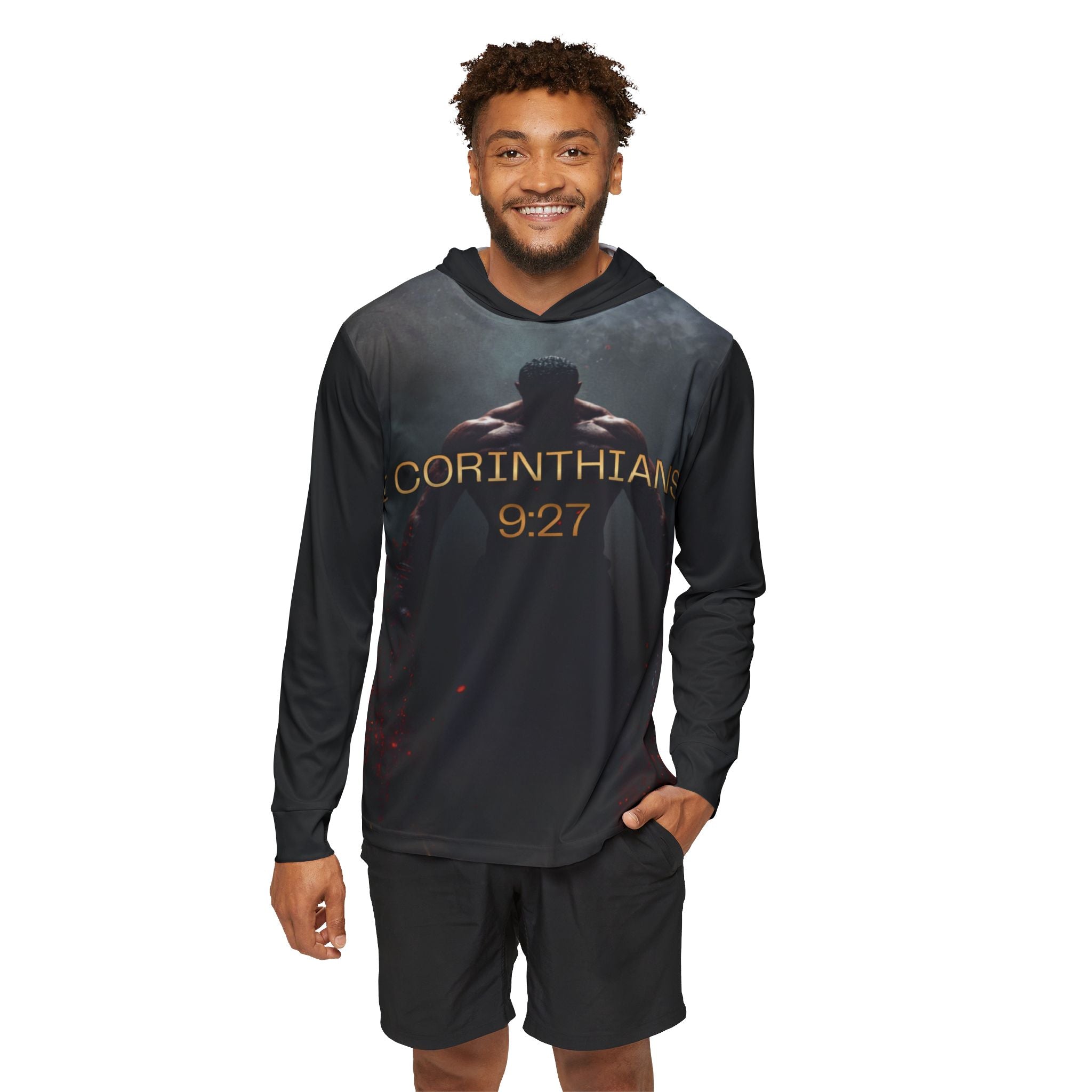 1 Corinthians 9:27 —Warmup Pullover Sports Hoodie