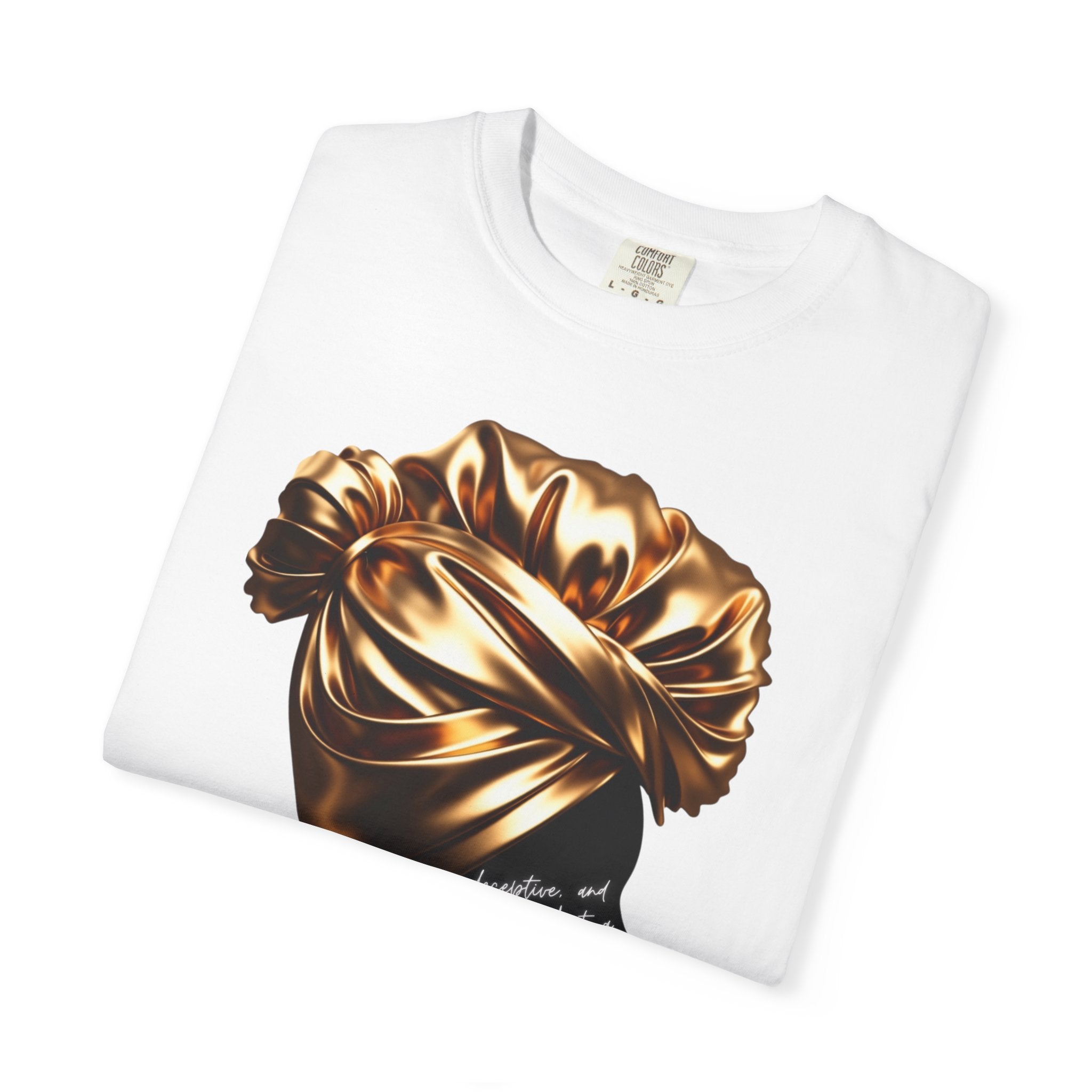 Proverbs 31:30 Gold Headwrap- T-Shirt