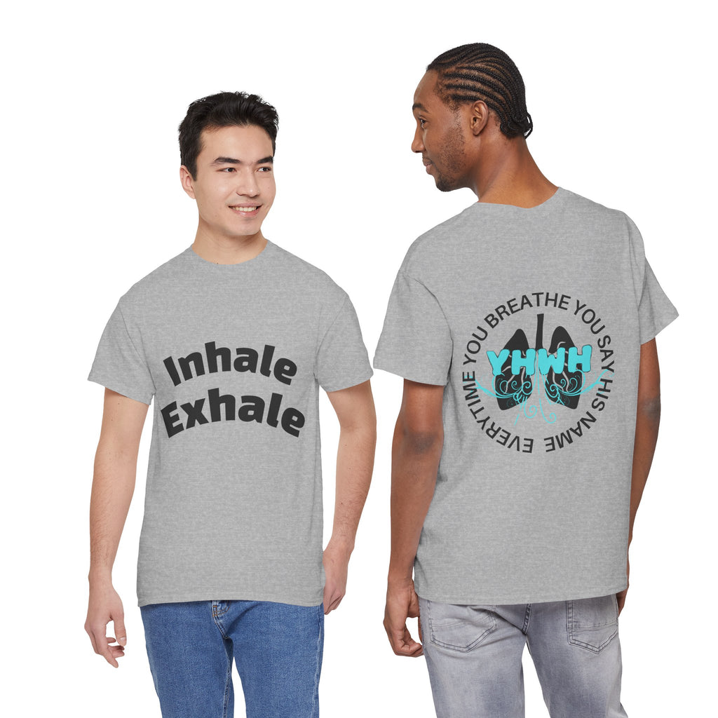 'Inhale/Exhale YHWH'  — T-Shirt