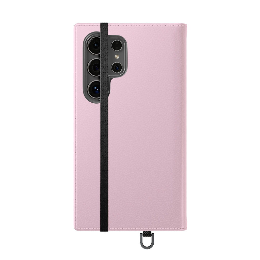 Pink Bee Logo Flip Phone Case — theOlivetbee Wallet Cover