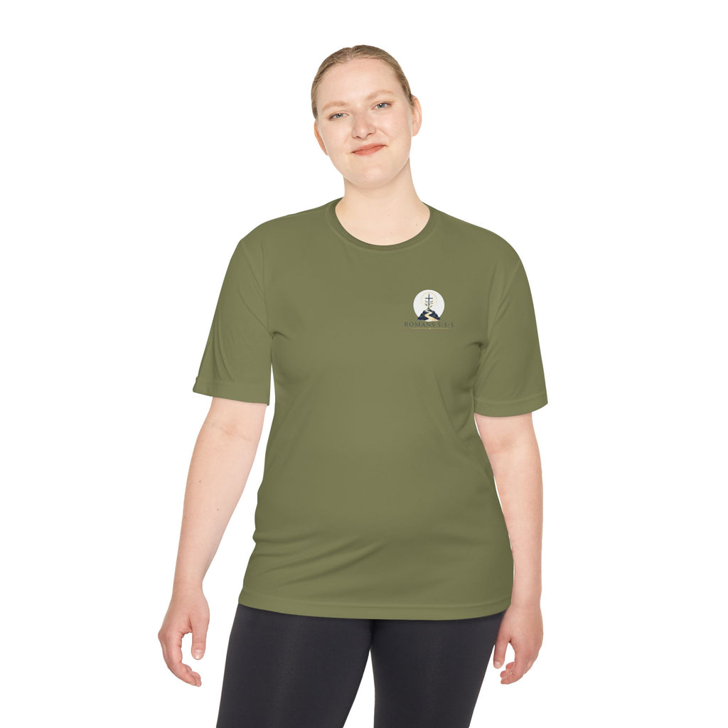 Romans 5:3-5 Christian workout T-Shirt
