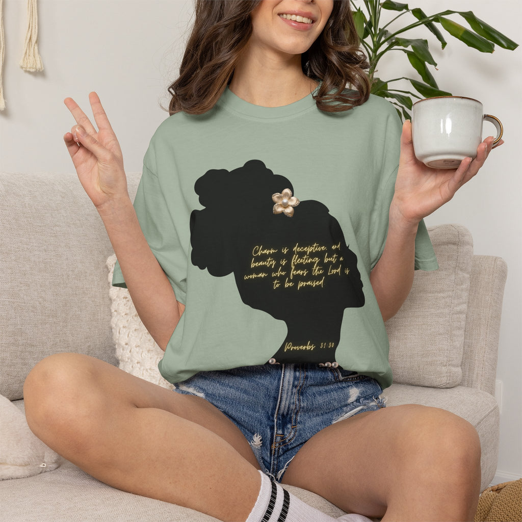Proverbs 31:30 Pearls - T-Shirt