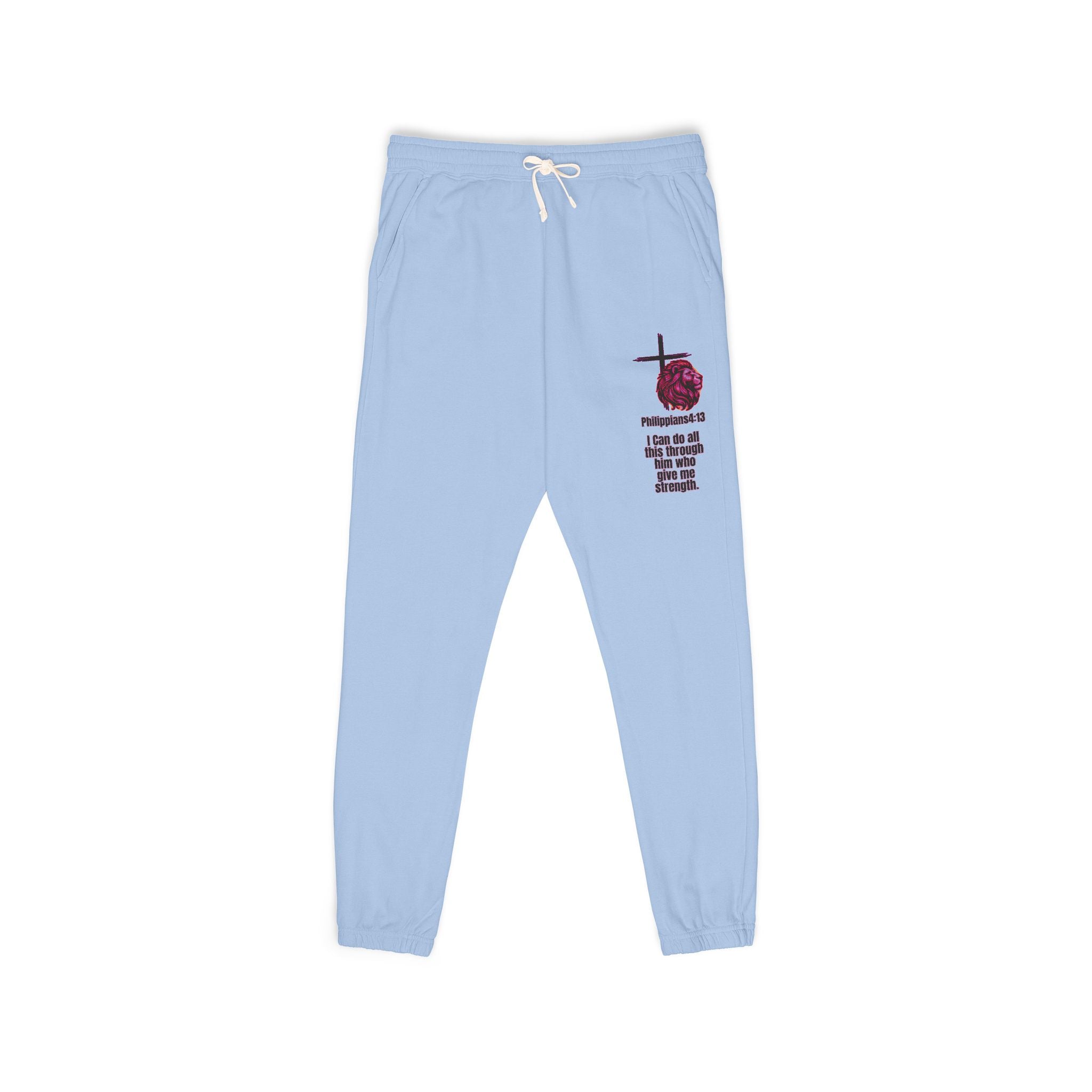 Philippians 4:13: Fleece Joggers