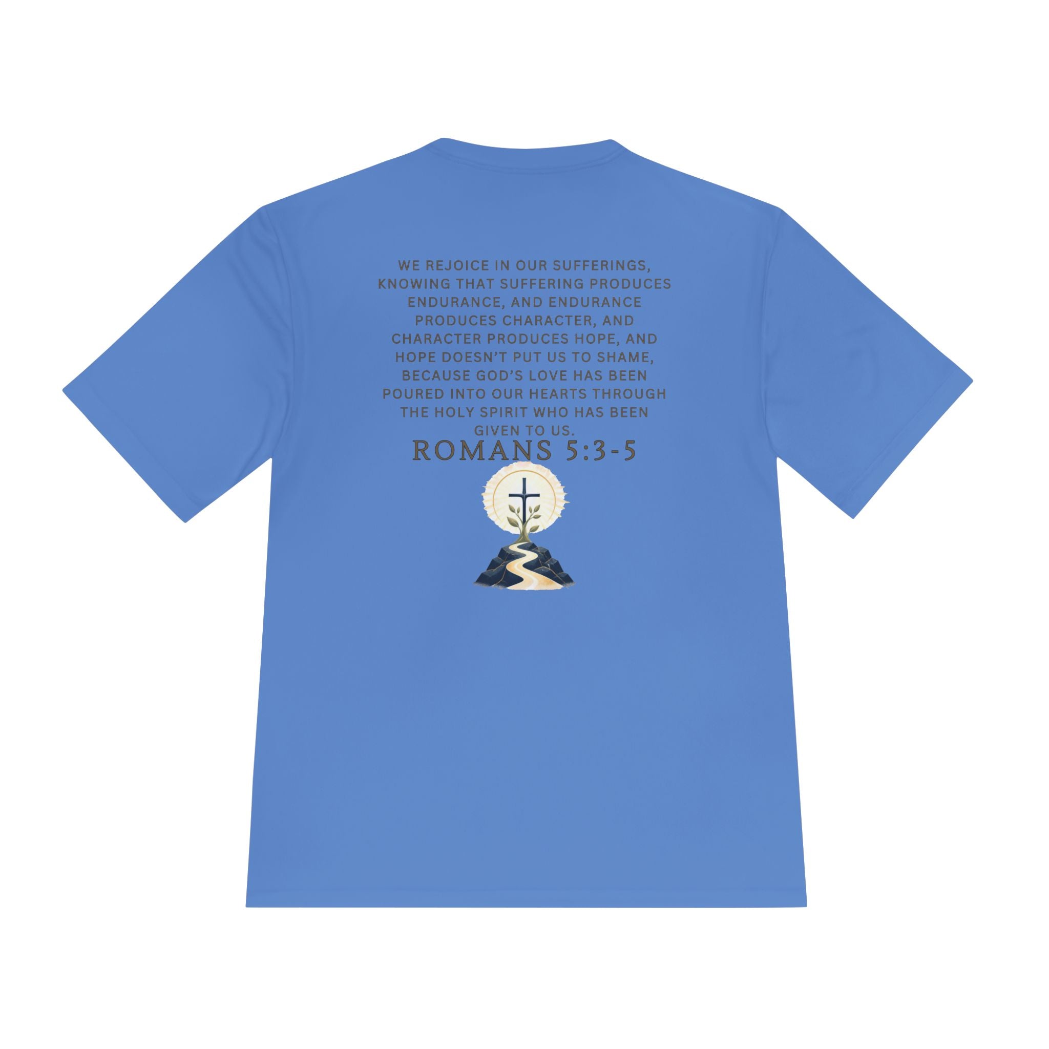Romans 5:3-5 Christian workout T-Shirt