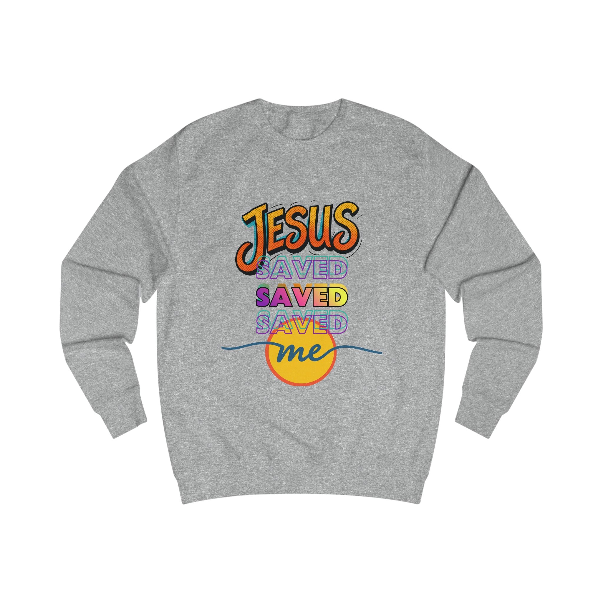 "Jesus Saved Me" — Retro Sweatshirt