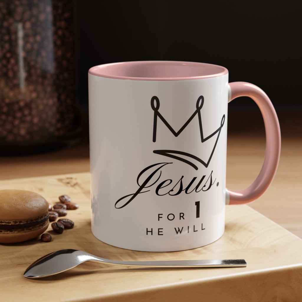 "He Leaves The 99 for 1" Jesus Christian mug