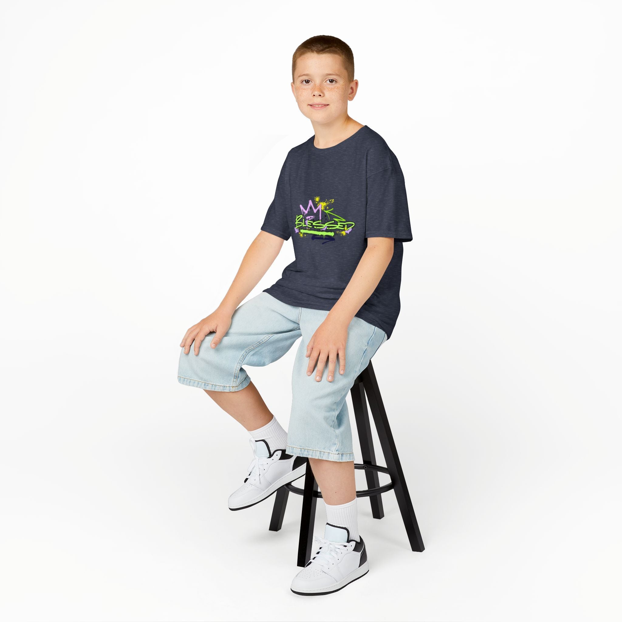 'Blessed' Graffiti - Kids Tee