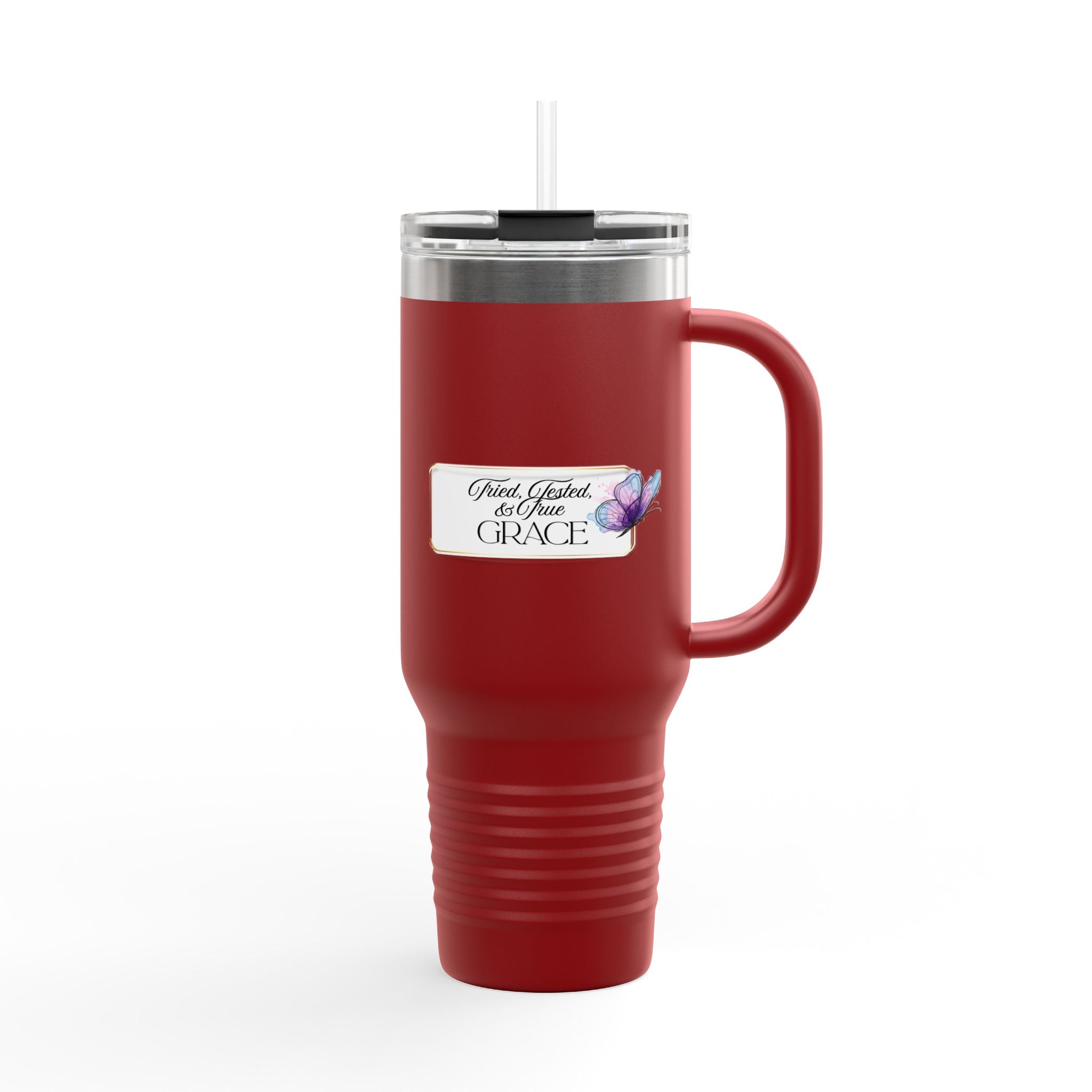 40oz Insulated Travel Mug — Tried, Tested, & True Grace