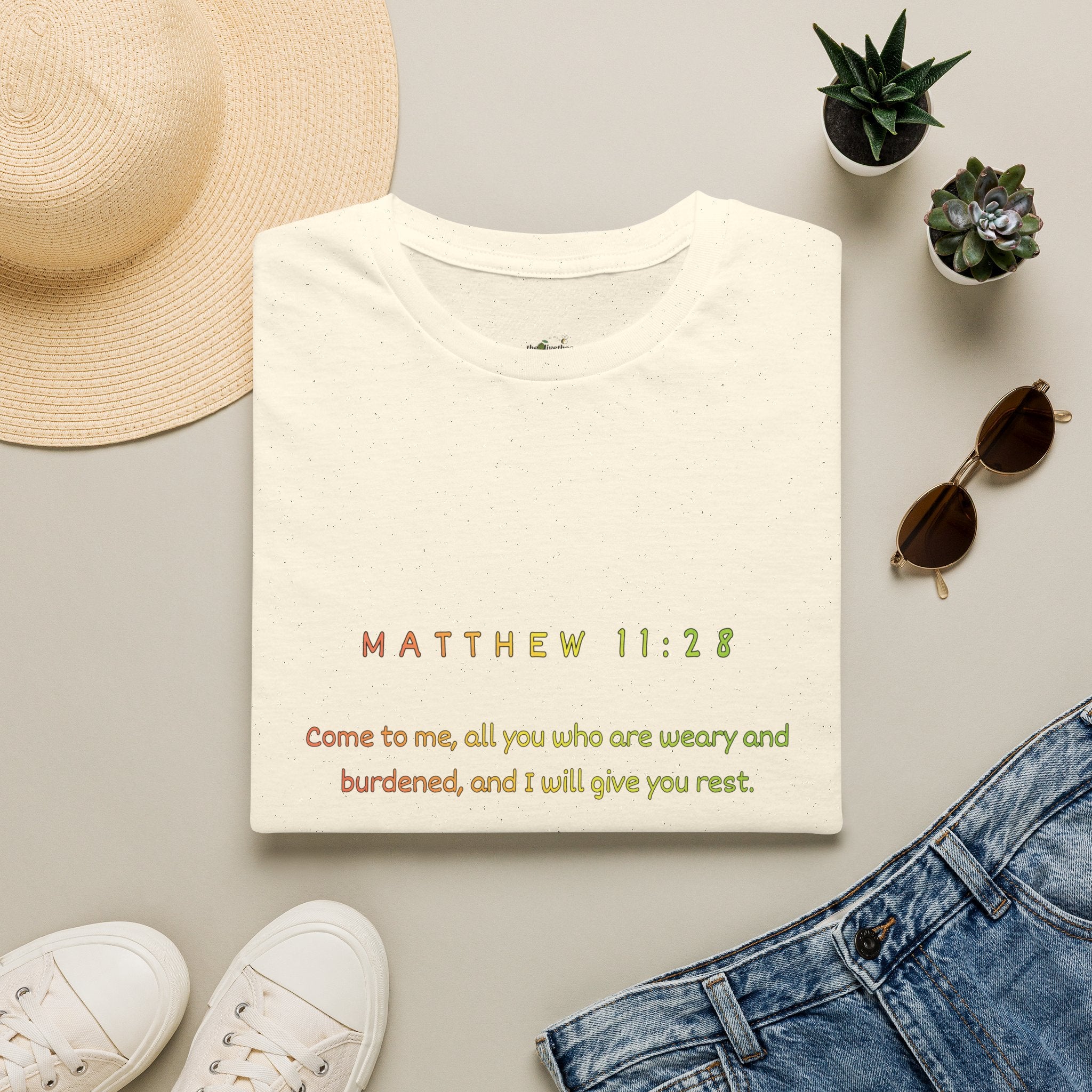 "Come To Me, All Who Are Weary" - Tee
