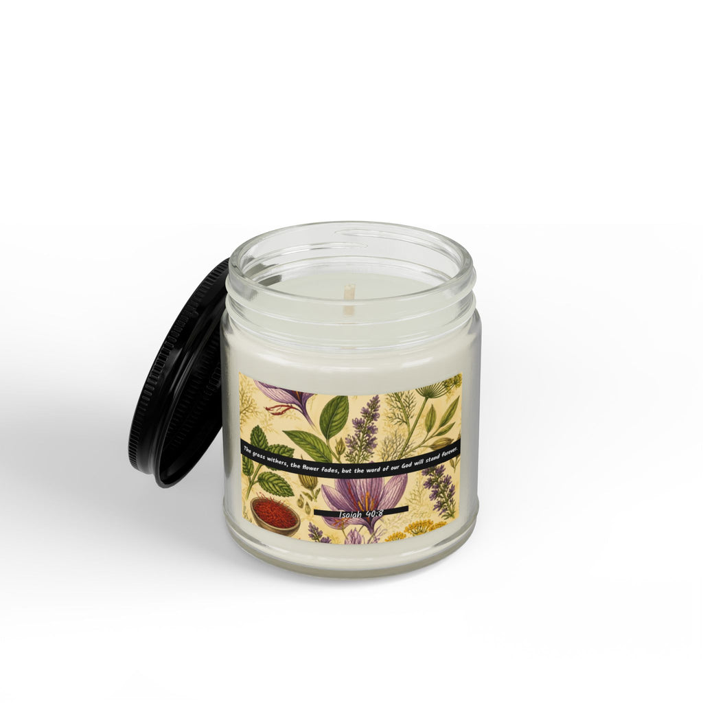 Isaiah 40:8: Herbal Blossom — Soy Candle (4oz & 9oz)