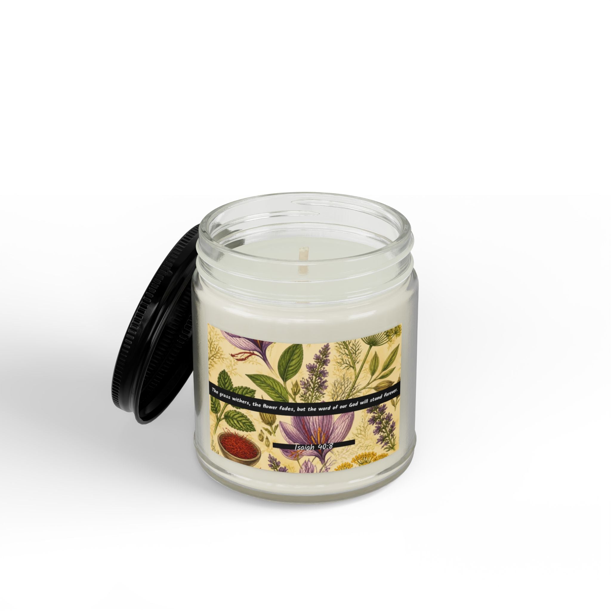 Isaiah 40:8: Herbal Blossom — Soy Candle (4oz & 9oz)
