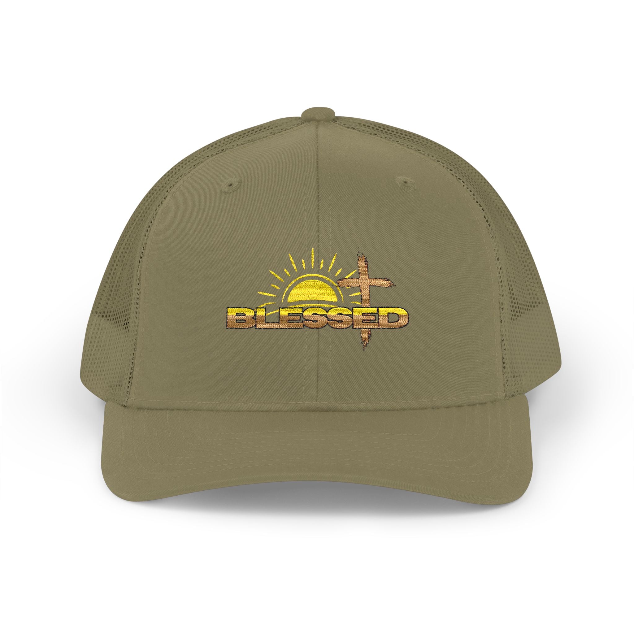 'Blessed' Sunrise Trucker Cap