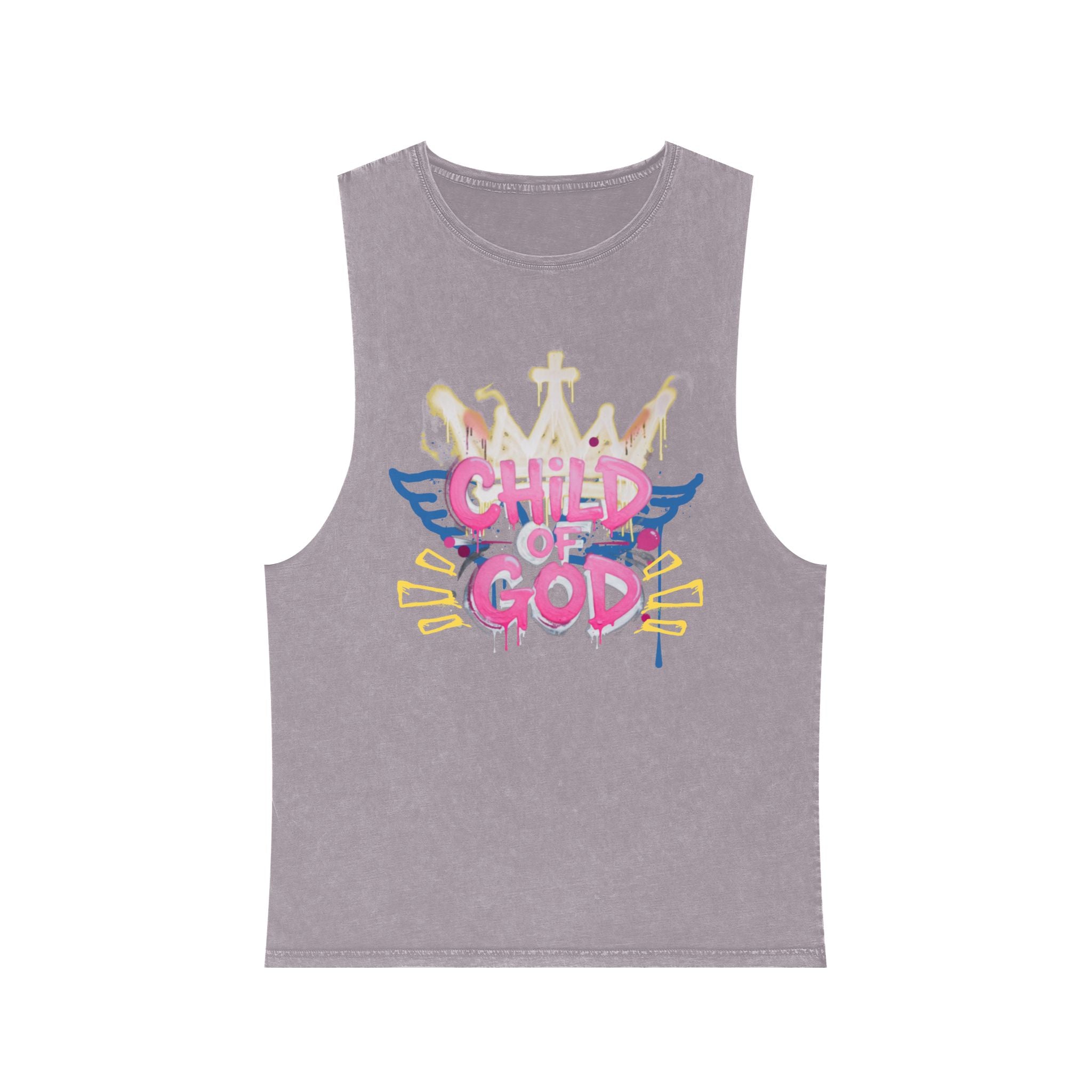 'Child of God' Stonewash Tank Top