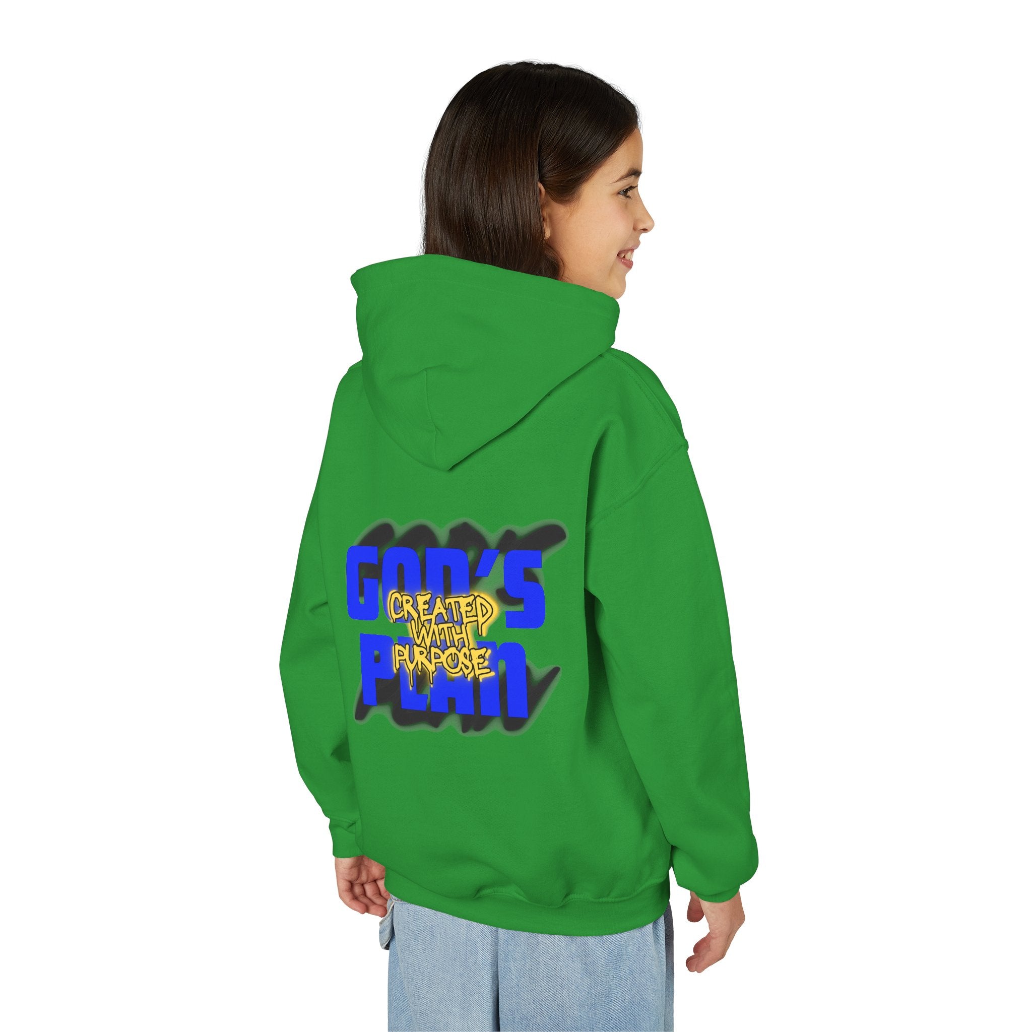 "Created With Purpose" Kids - Graphic Hoodie