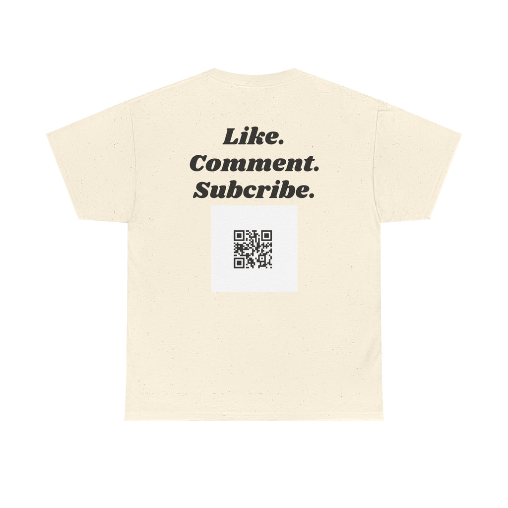 "theOlivetbee" Graphic Tee "Like. Comment. Subscribe."