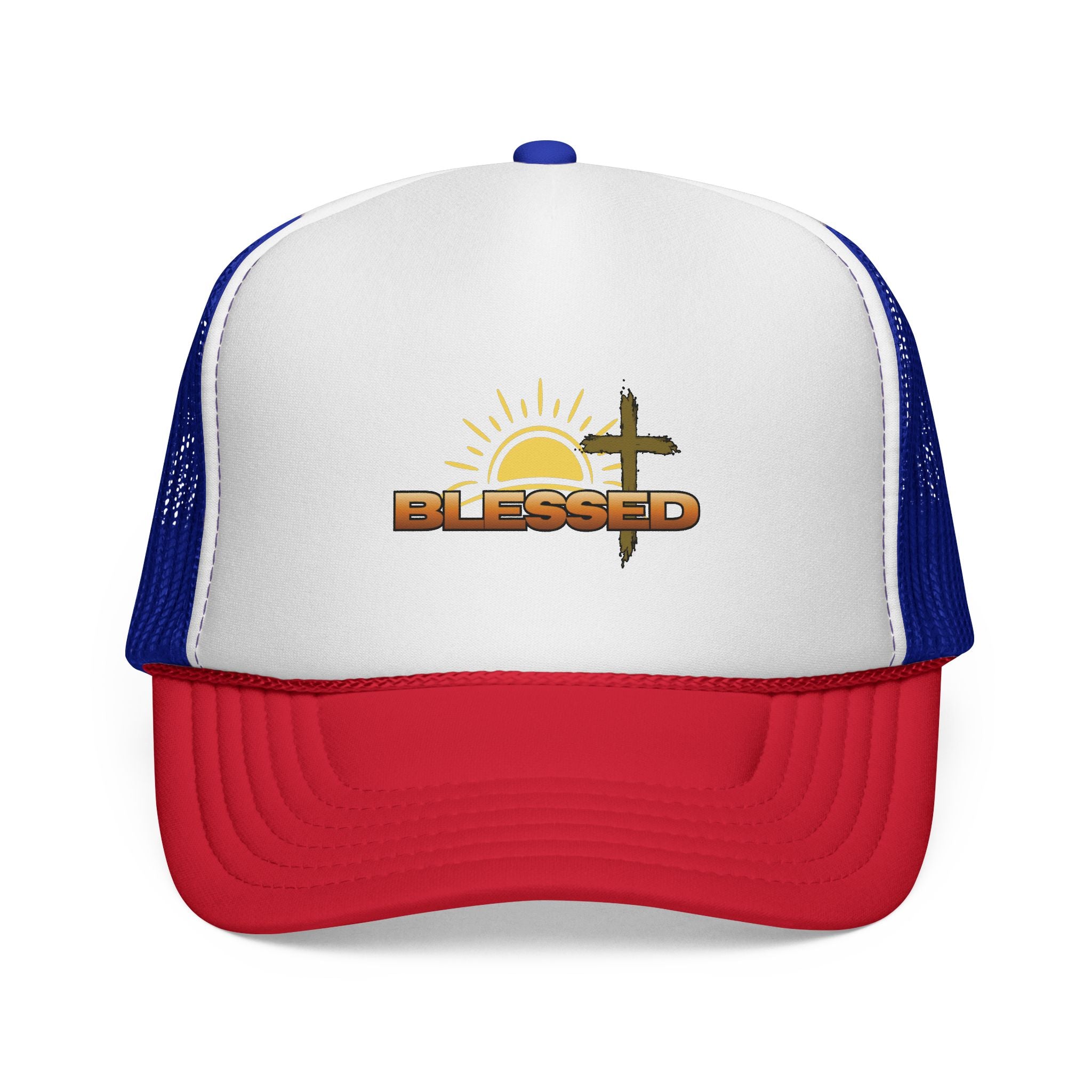 'Blessed' Sunrise Bold Trucker Cap