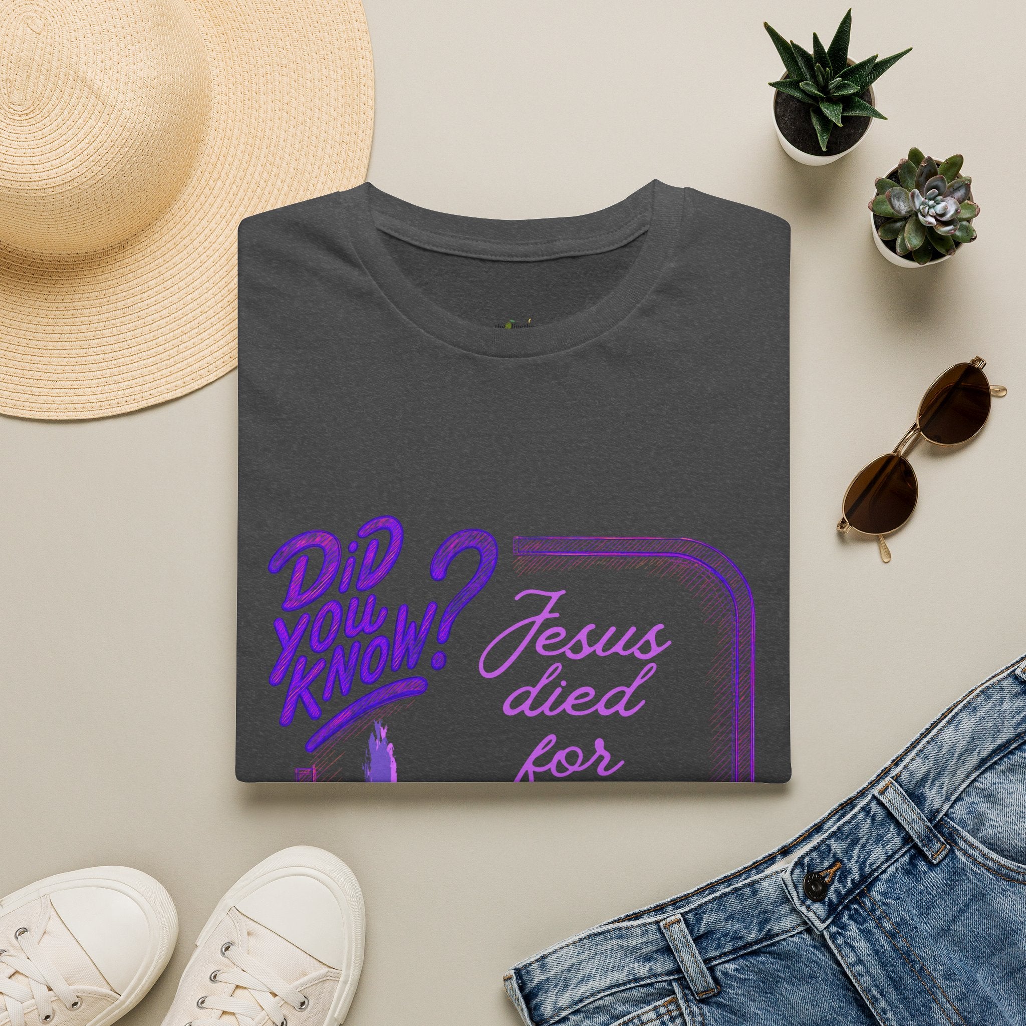 "Did You Know? Jesus Died For Our Sins" - T‑Shirt