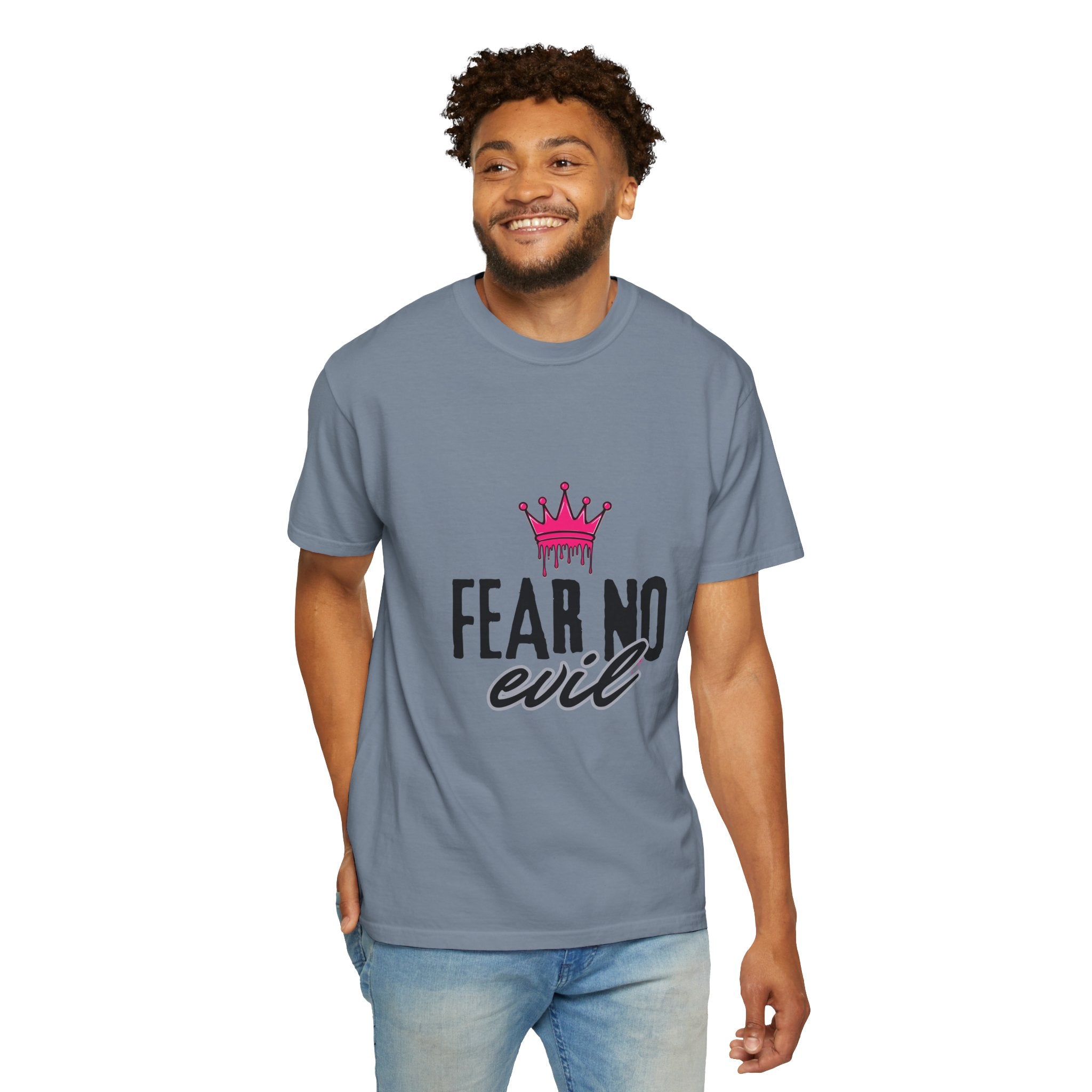 'Fear No Evil' Crown Pink