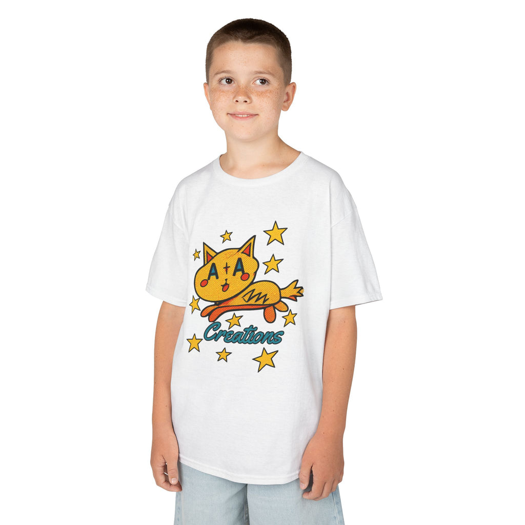 'A+A Creations' Star Gaze Kitty -  Kids Tee
