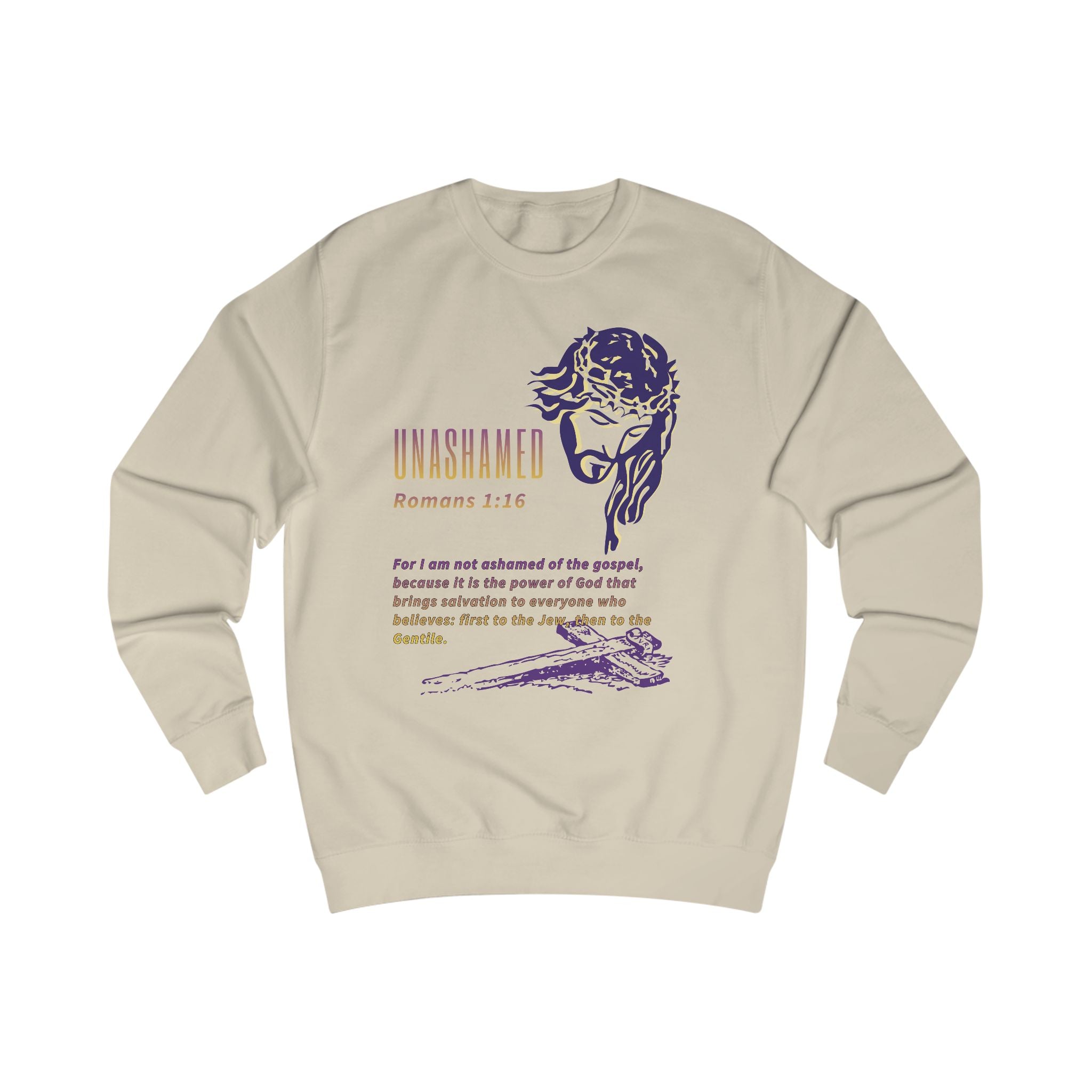 Unashamed Romans 1:16  — Crewneck