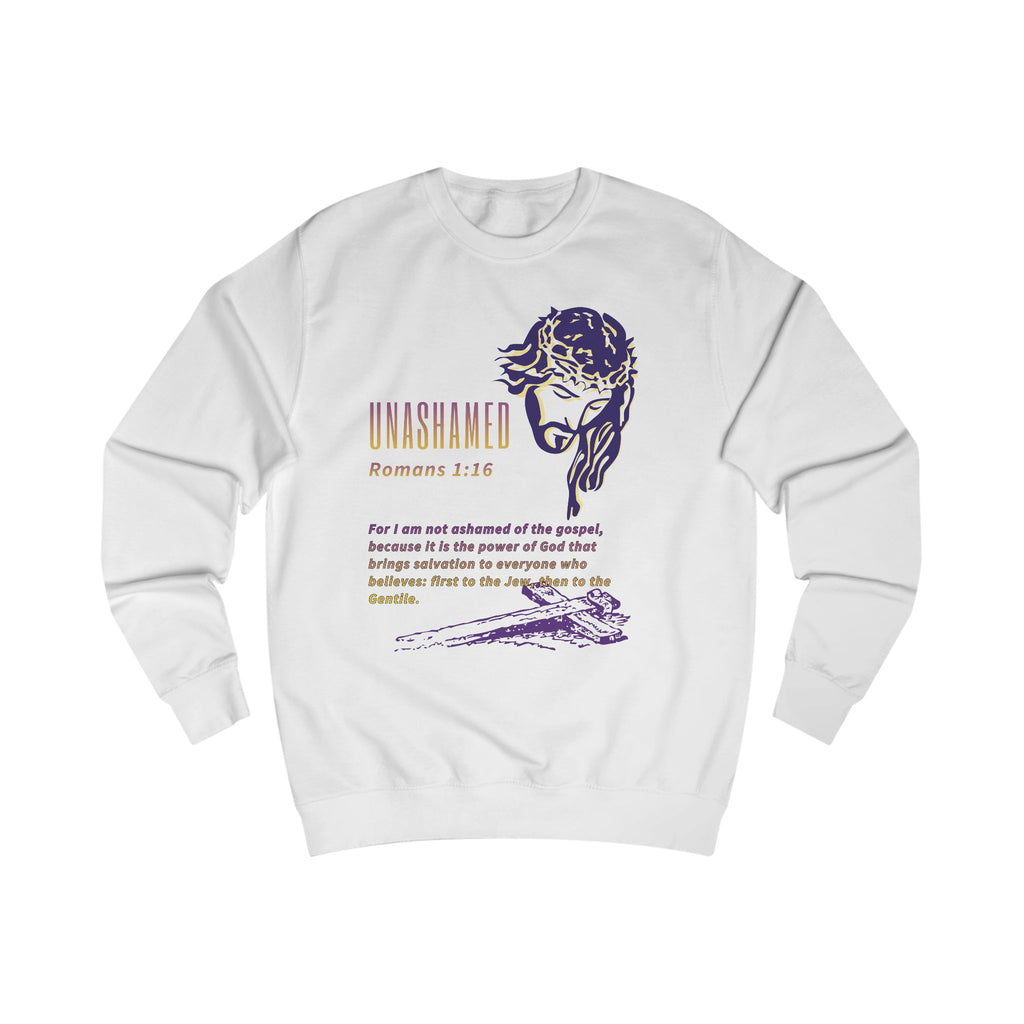 Unashamed Romans 1:16  — Crewneck
