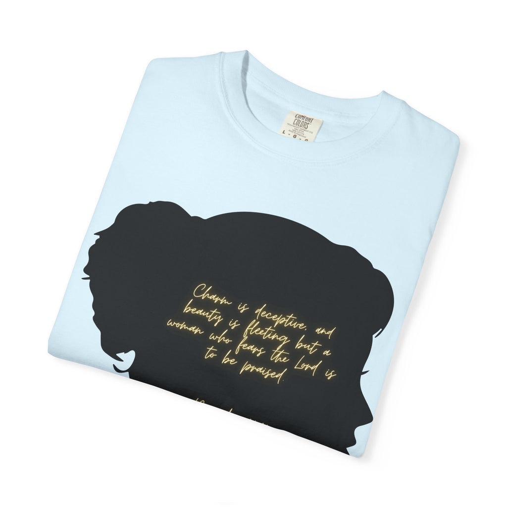Proverbs 31:30 Gold Scarf - T-Shirt