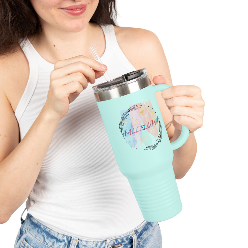'Hallelujah' — Insulated Travel Mug (40oz)