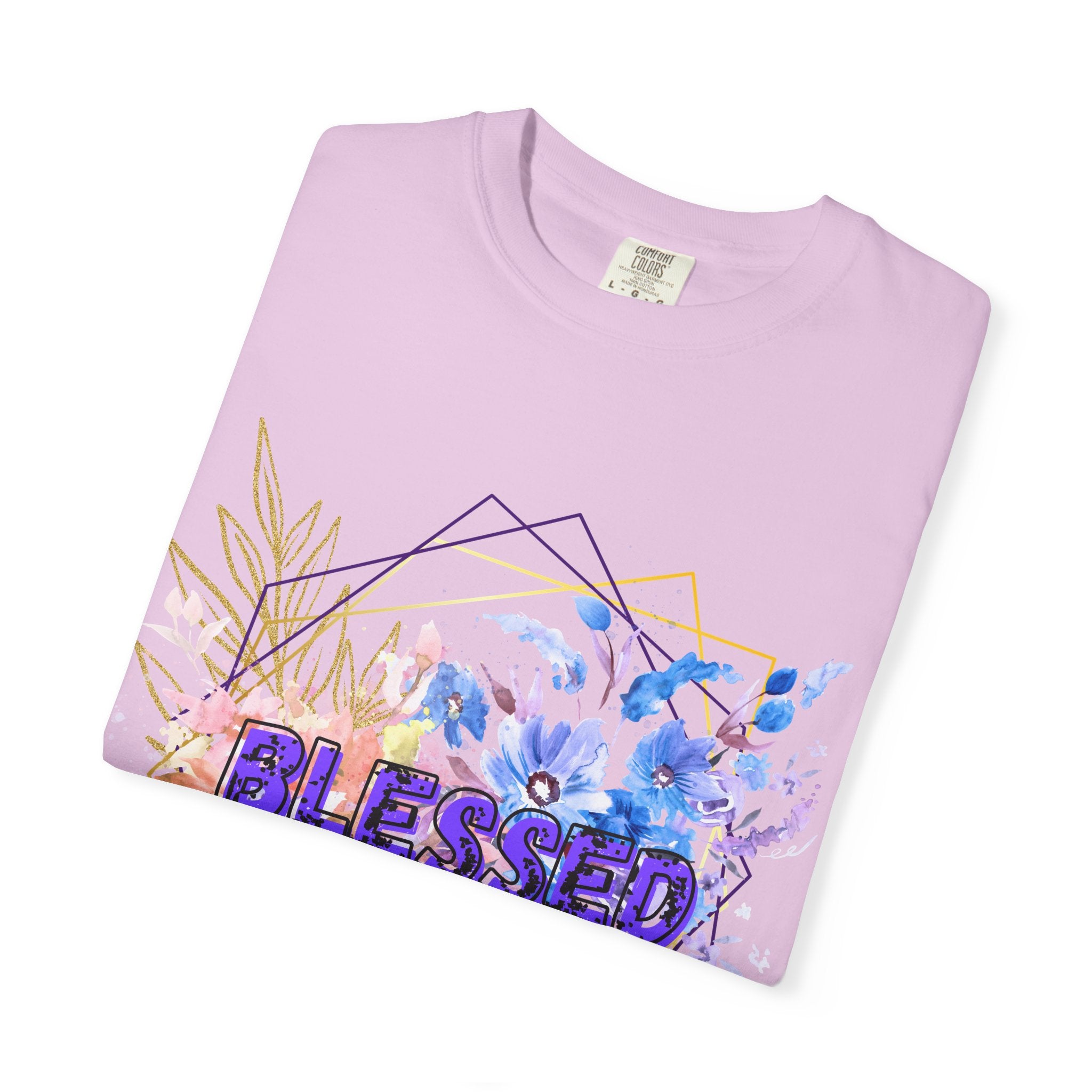 'Blessed'  — Floral T-Shirt