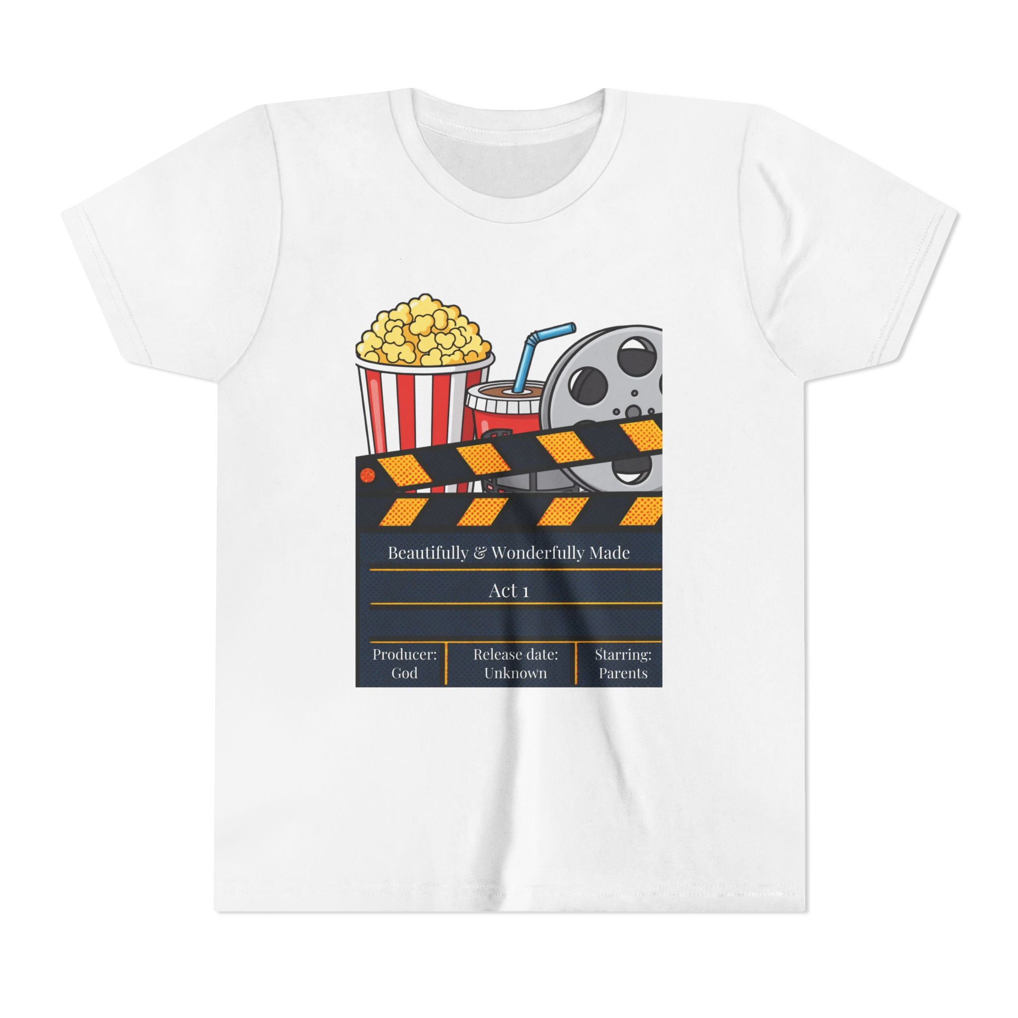 'Beautifully & Wonderfully Made'  — Kids Movie Night Tee