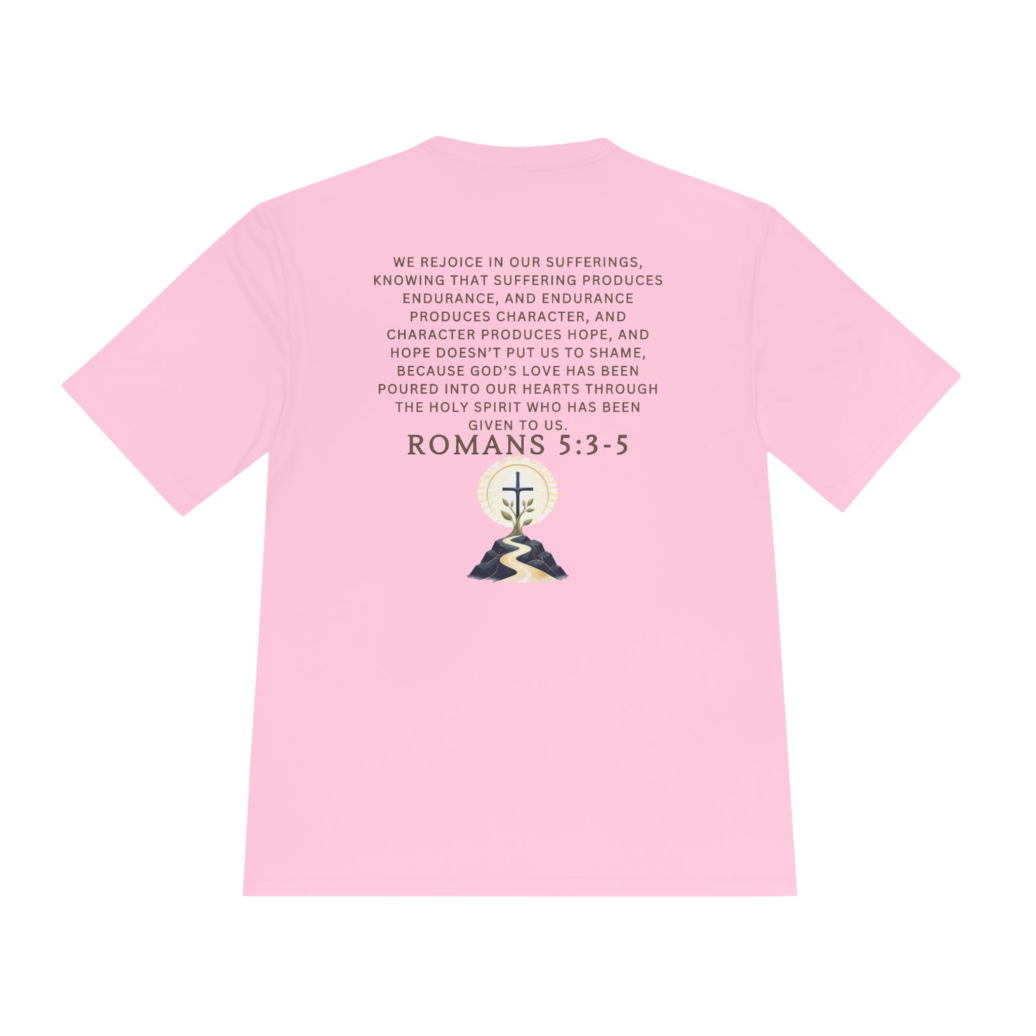 Romans 5:3-5 Christian workout T-Shirt