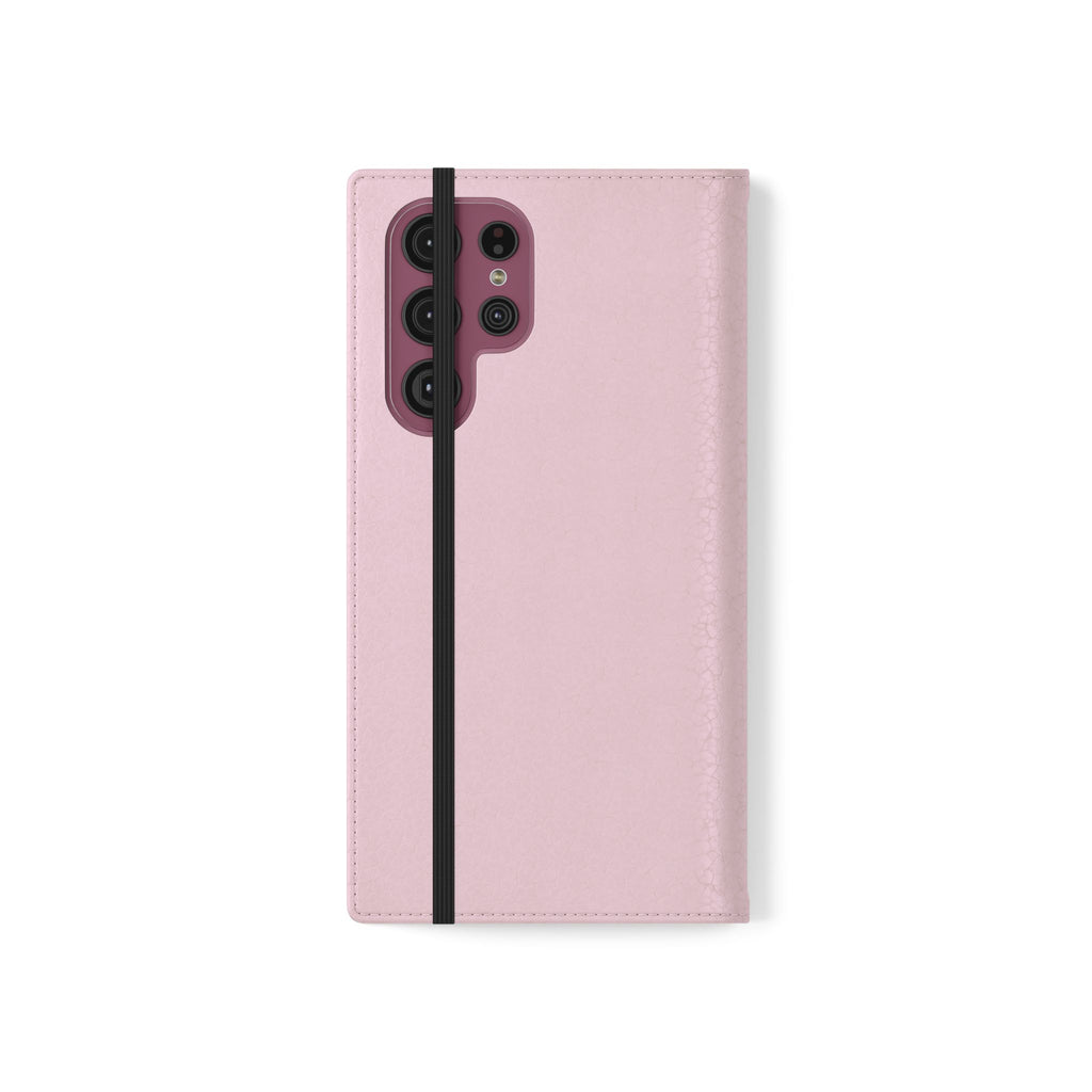 Pink Bee Logo Flip Phone Case — theOlivetbee Wallet Cover