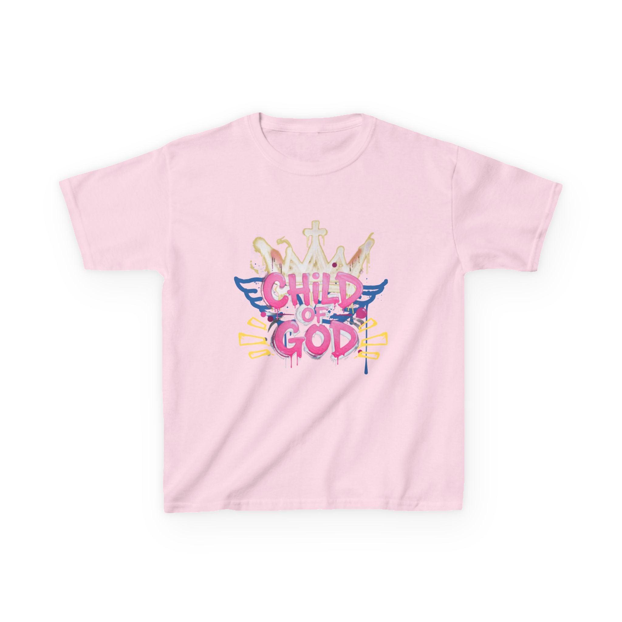 'Child of God' — Angel Wings Graphic Kids Tee