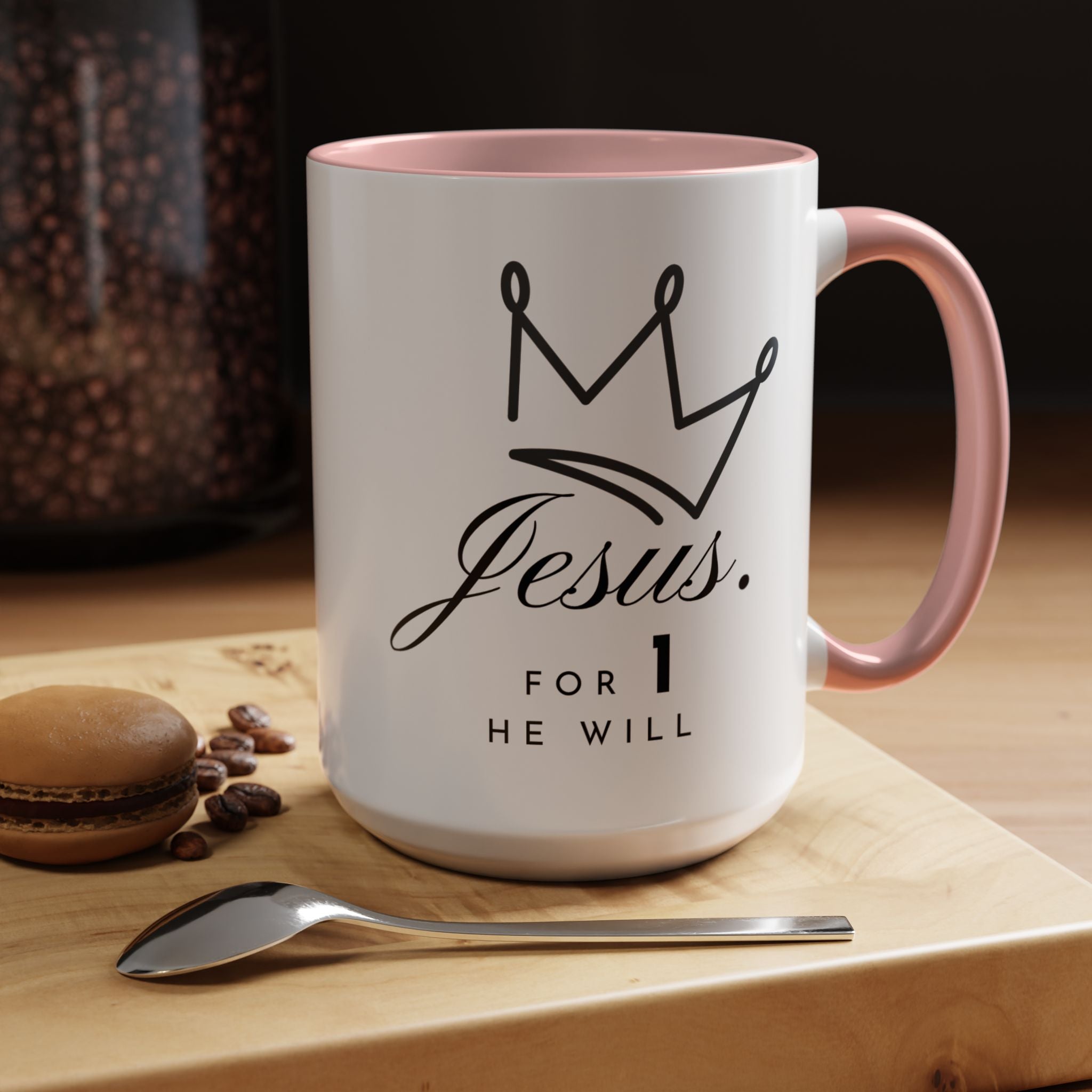 "He Leaves The 99 for 1" Jesus Christian mug