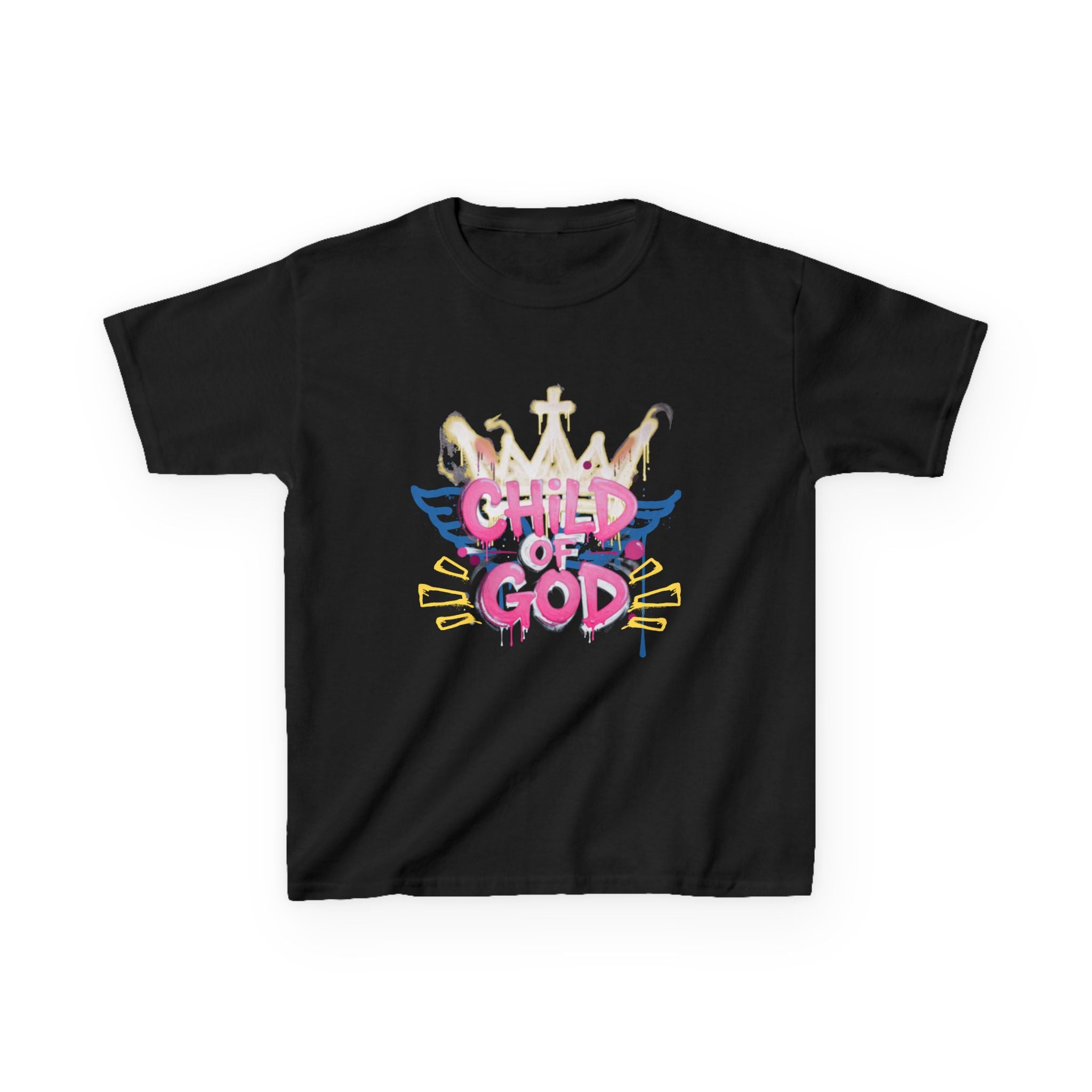'Child of God' — Angel Wings Graphic Kids Tee