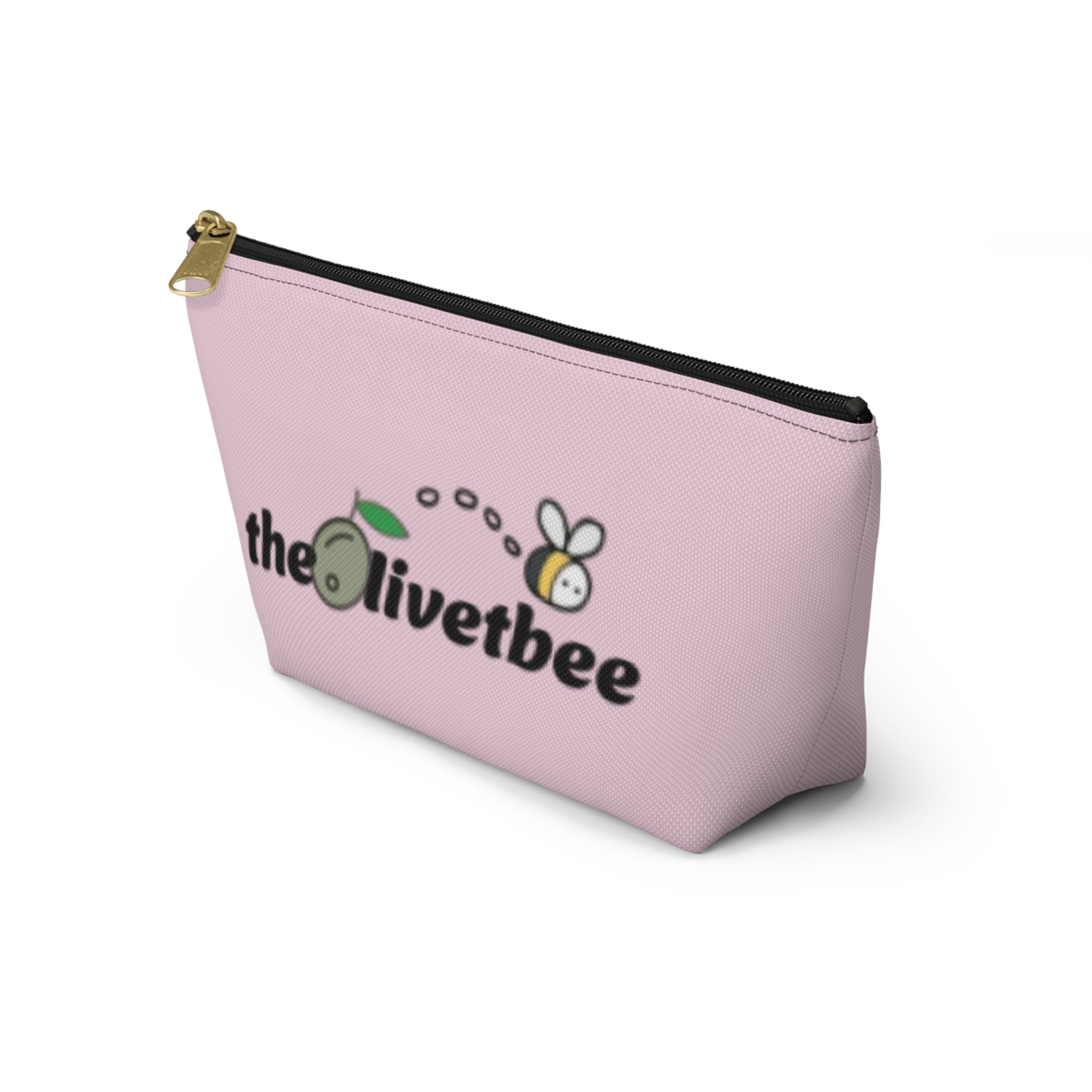 Pink 'theOlivetbee' — Travel Cosmetic Bag