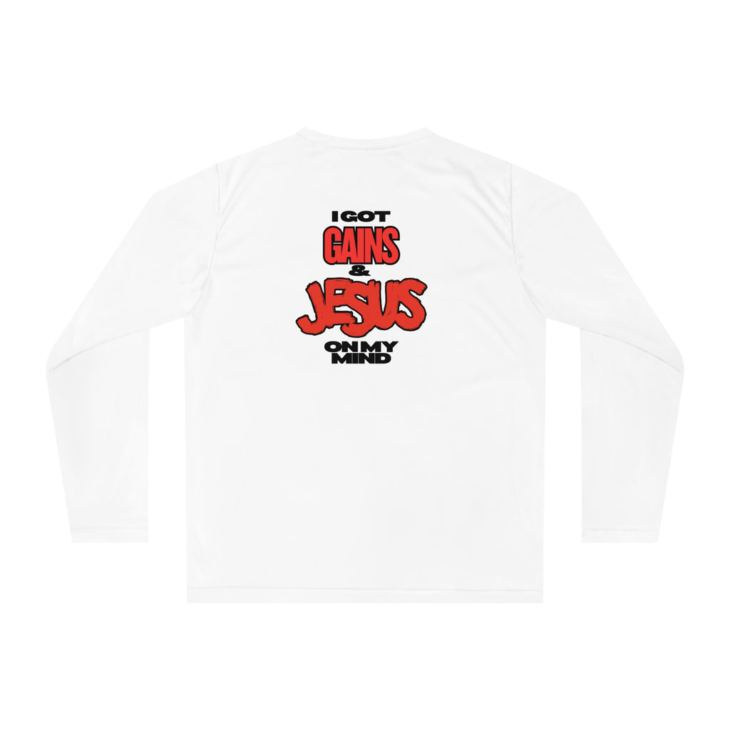 “Please Do Not Disturb: I Got Gains & Jesus on My Mind" - Performance Long Sleeve