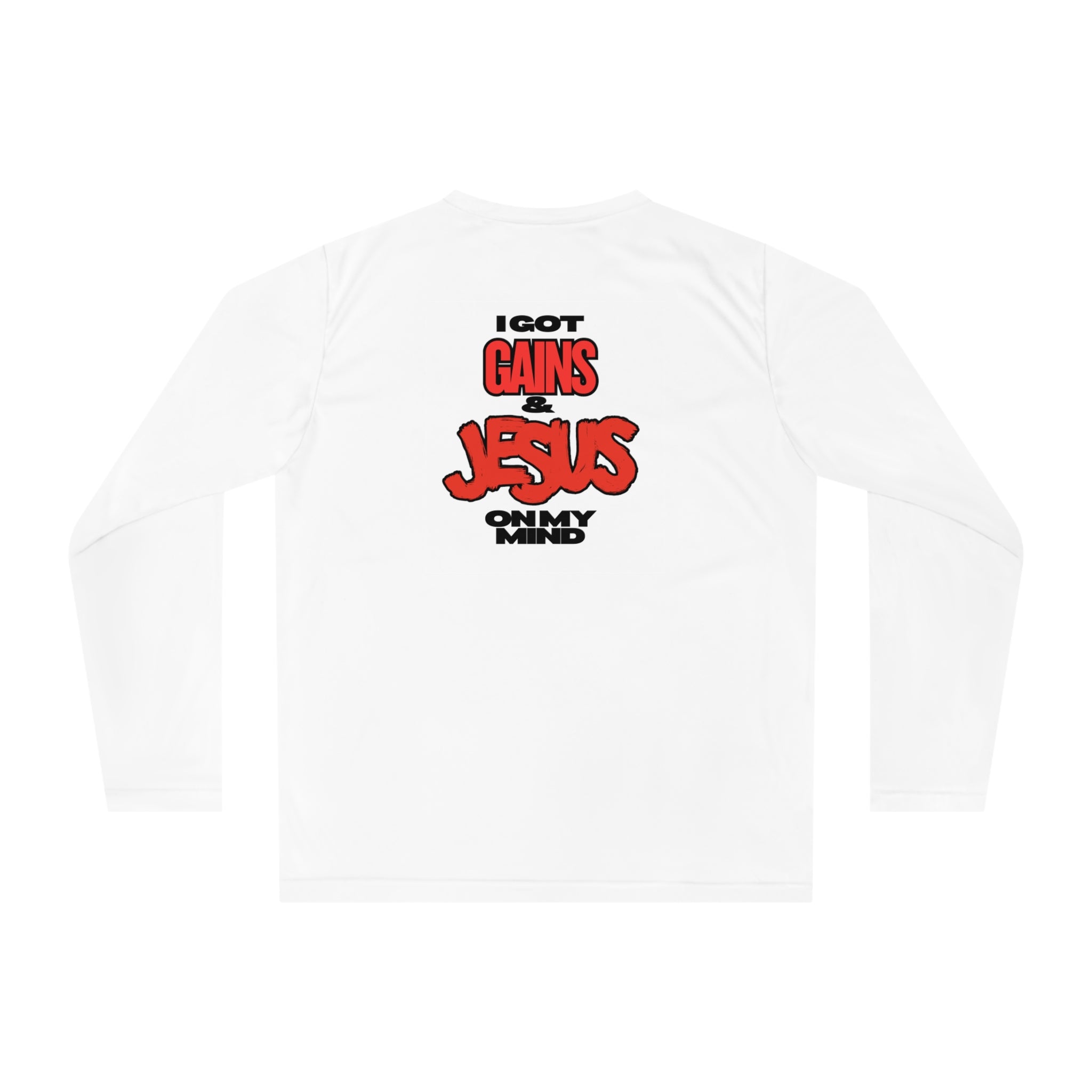 “Please Do Not Disturb: I Got Gains & Jesus on My Mind" - Performance Long Sleeve