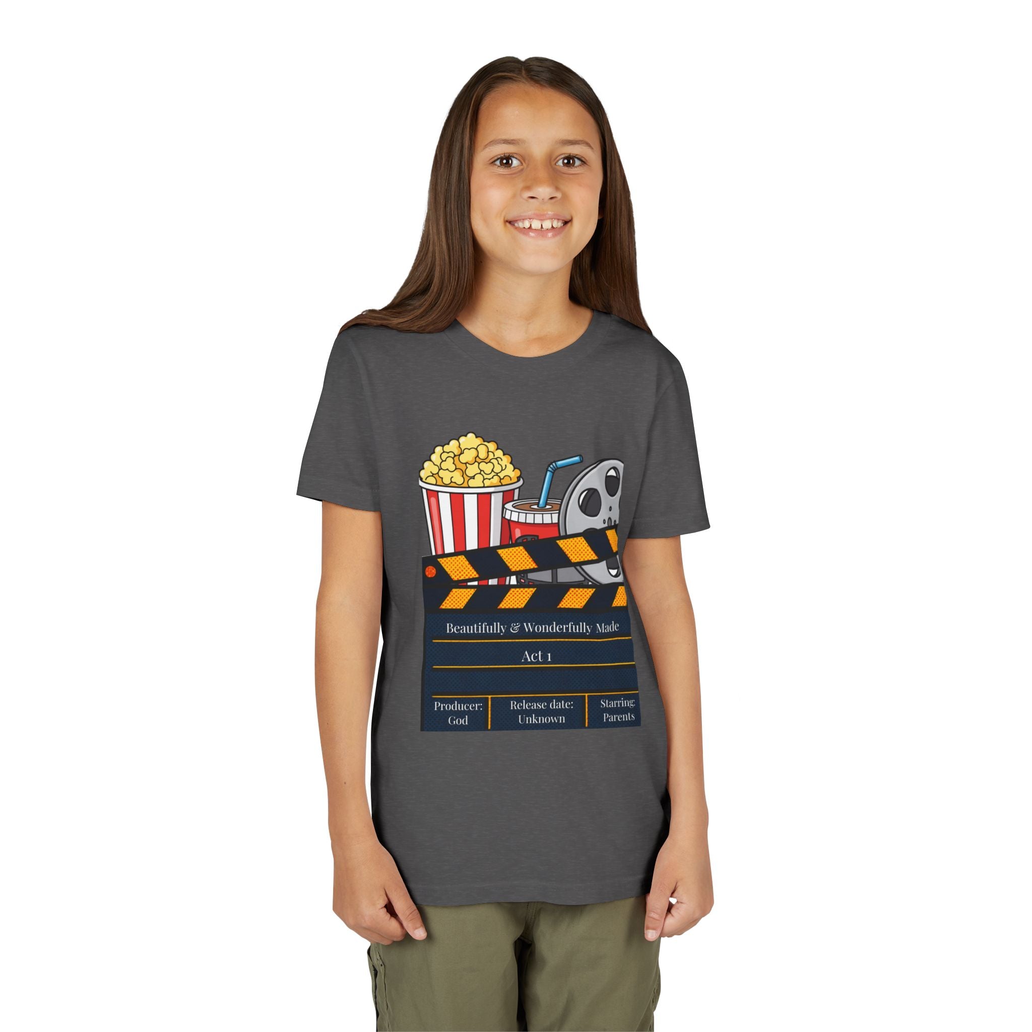 'Beautifully & Wonderfully Made'  — Kids Movie Night Tee