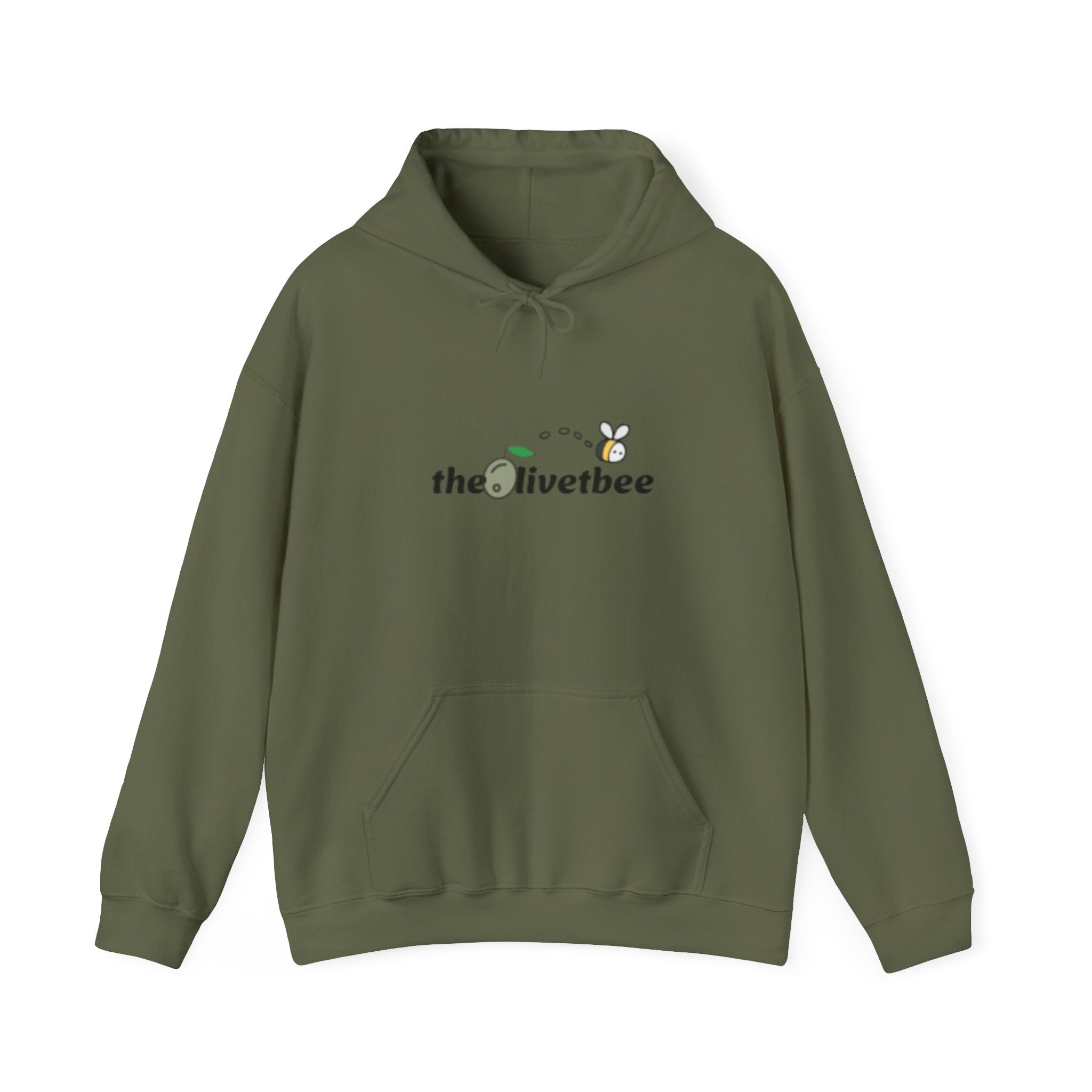 "theOlivetbee" hoodie | QR code back, Scan Me