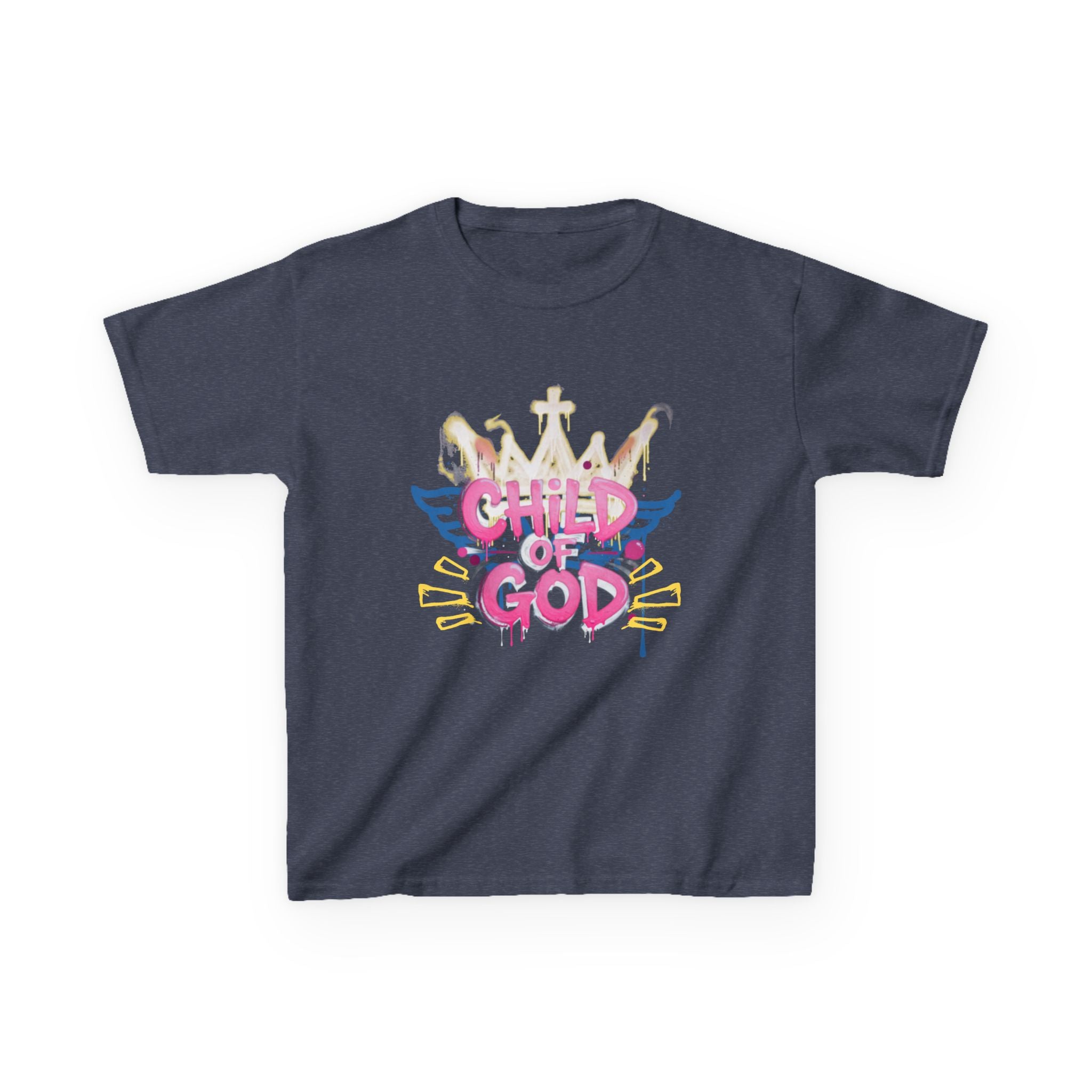 'Child of God' — Angel Wings Graphic Kids Tee