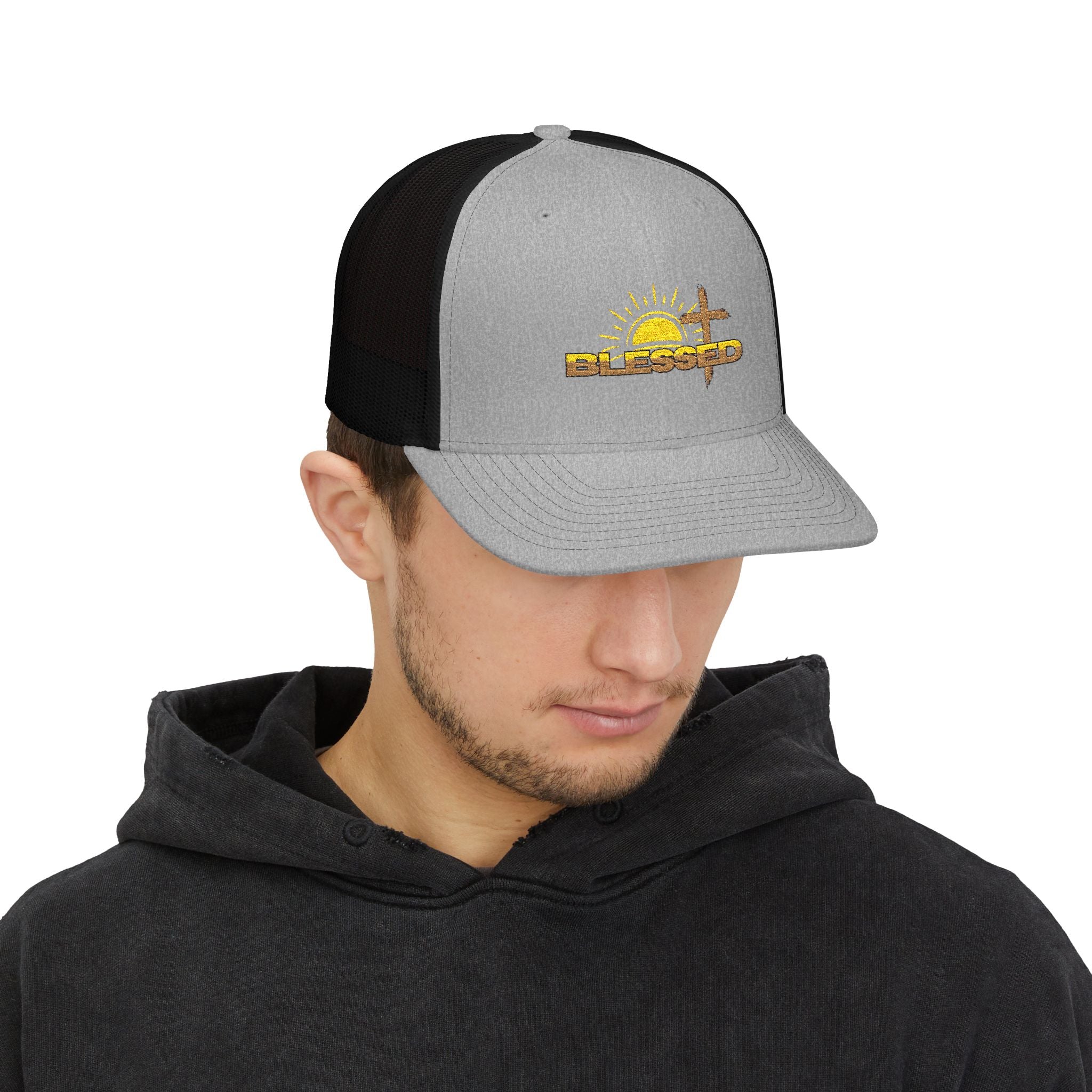 'Blessed' Sunrise Trucker Cap