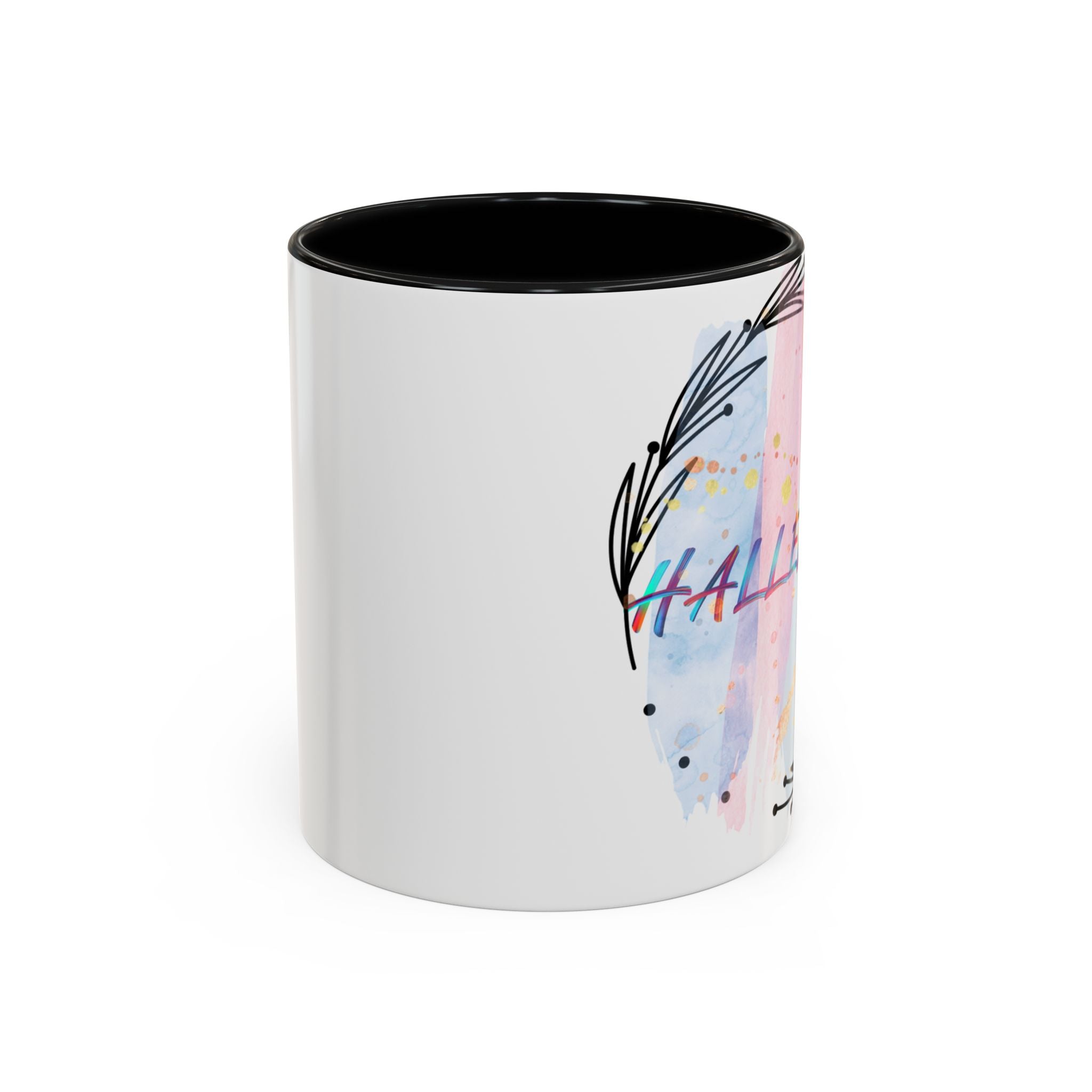'Hallelujah'  —  Watercolor Accent Coffee Mug (11/15oz)